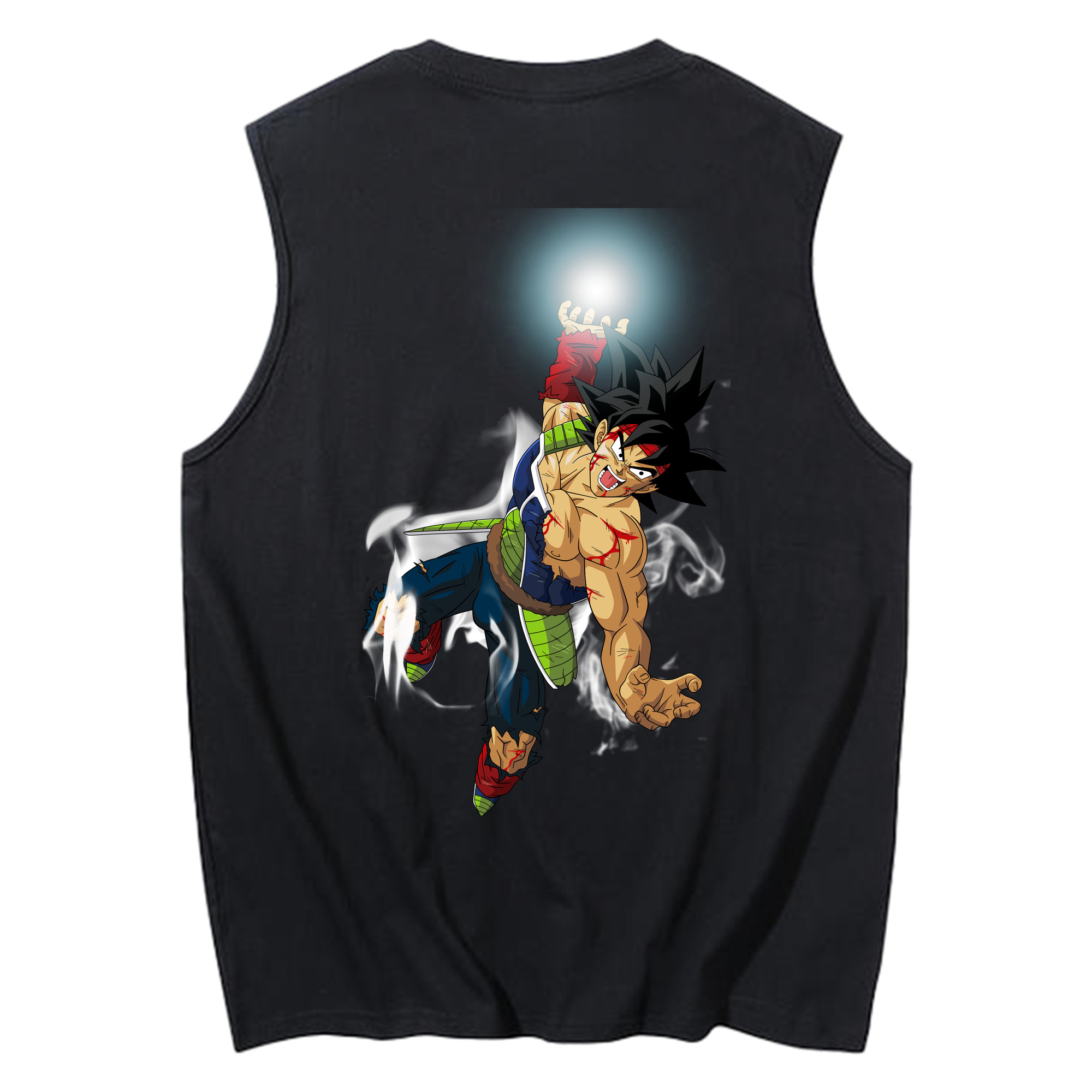 （画像用） ドラゴンボール バーダック DRAGON BALL Burdock コットン100％タンクトップ（背面プリント）
