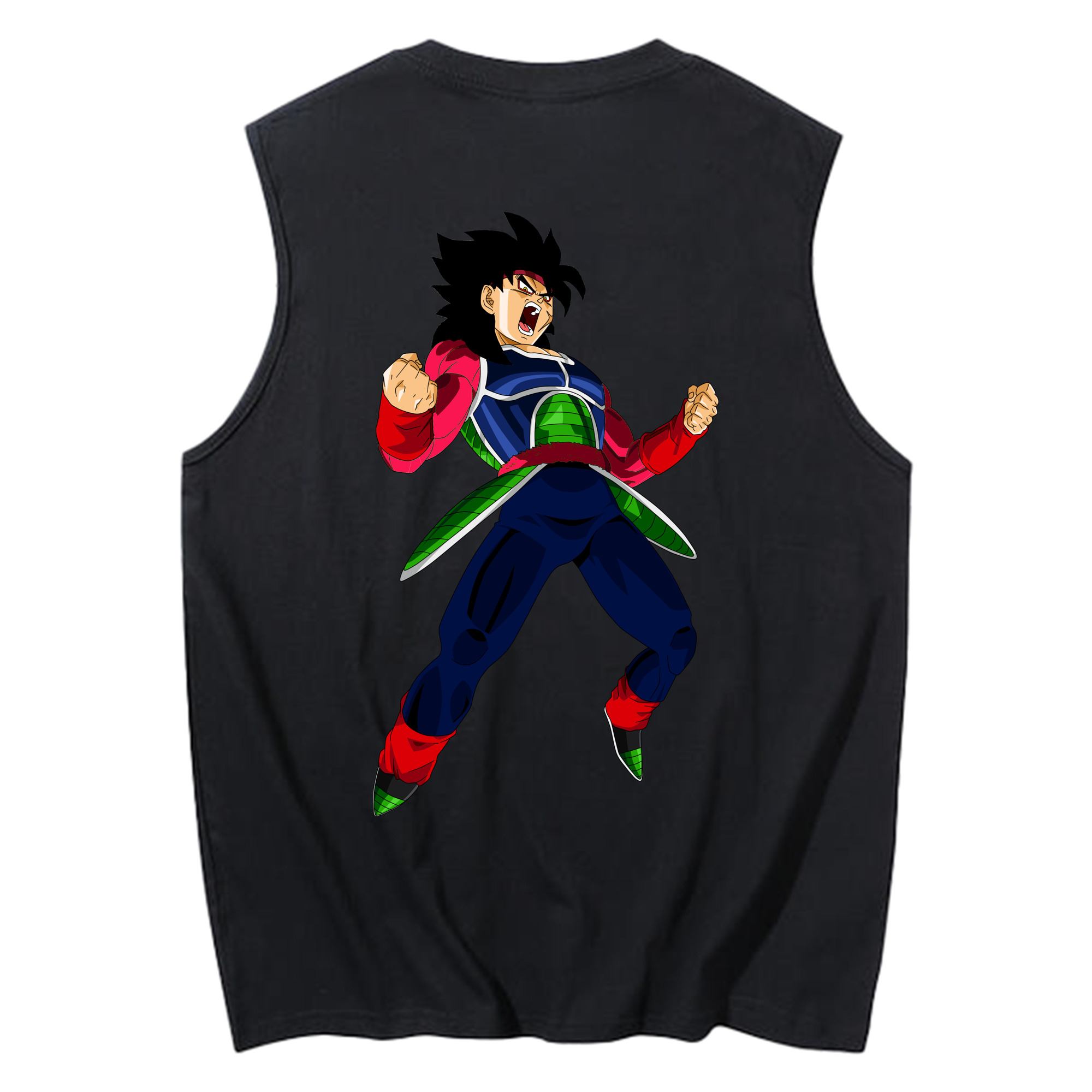 （画像用） ドラゴンボール バーダック DRAGON BALL Burdock コットン100％タンクトップ（背面プリント）