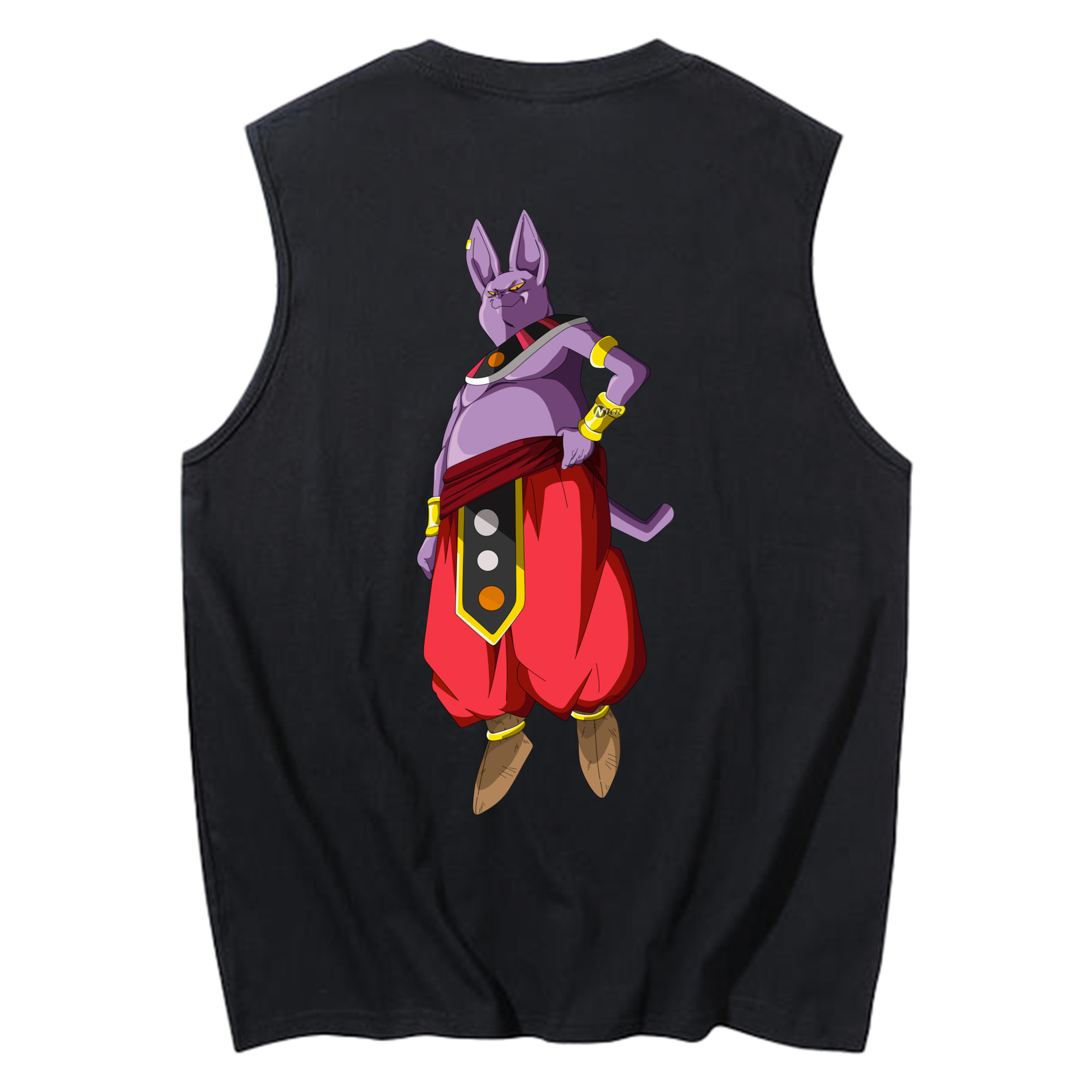 （画像用） ドラゴンボール シャンパ DRAGON BALL Champa コットン100％タンクトップ（背面プリント）