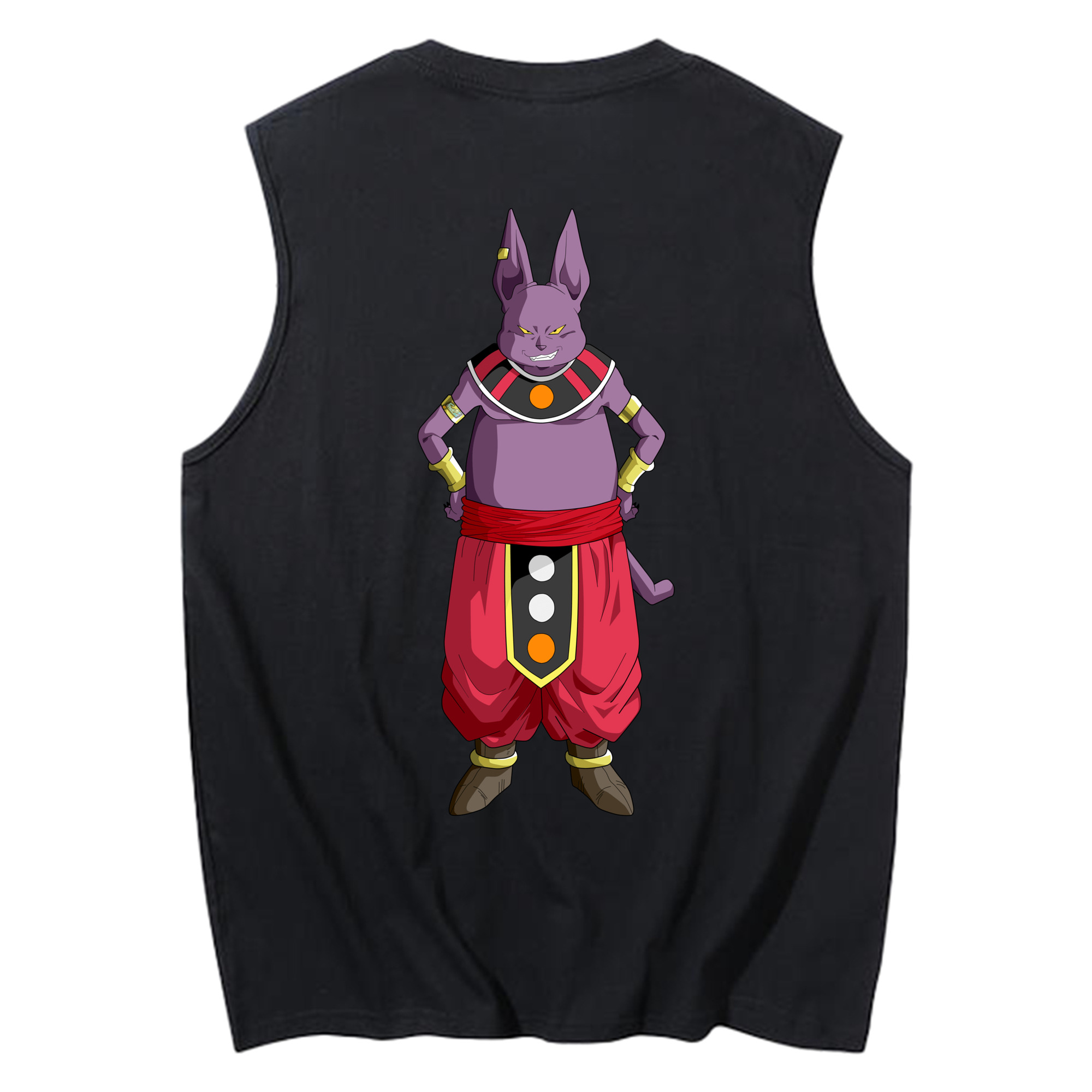 （画像用） ドラゴンボール シャンパ DRAGON BALL Champa コットン100％タンクトップ（背面プリント）