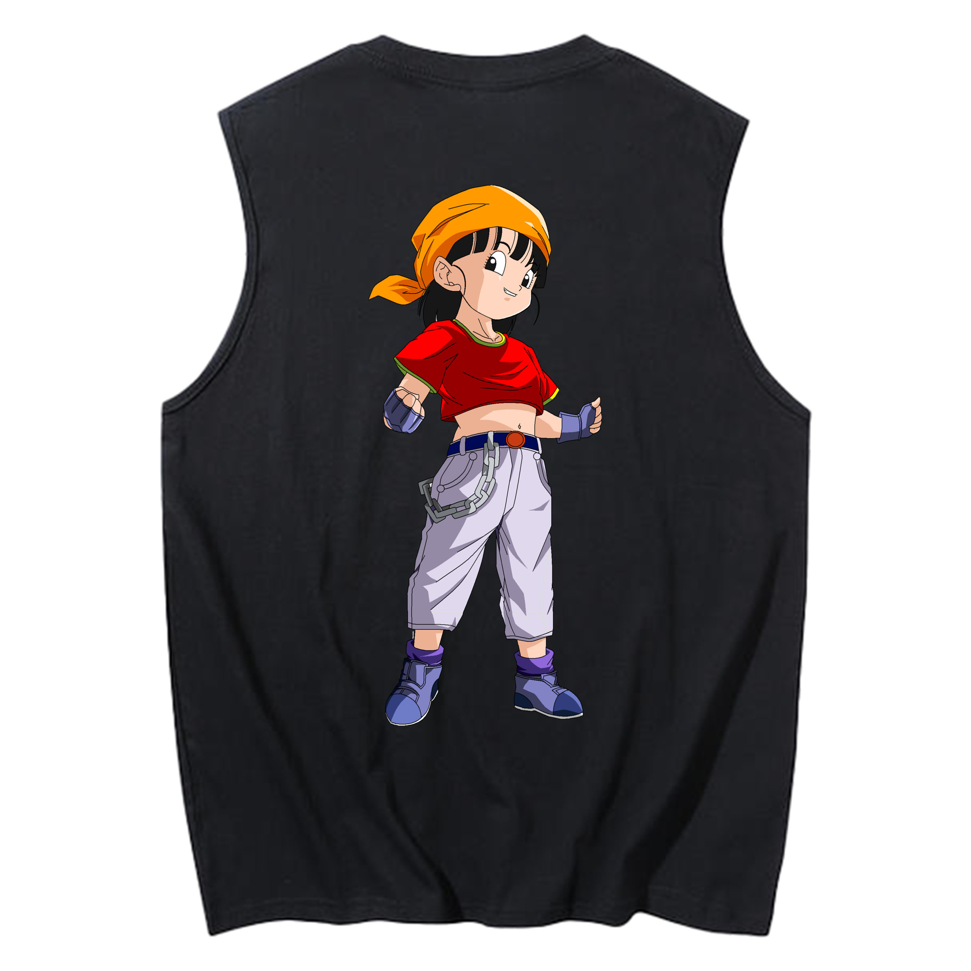 （画像用） ドラゴンボール パン DRAGON BALL Pan コットン100％タンクトップ（背面プリント）