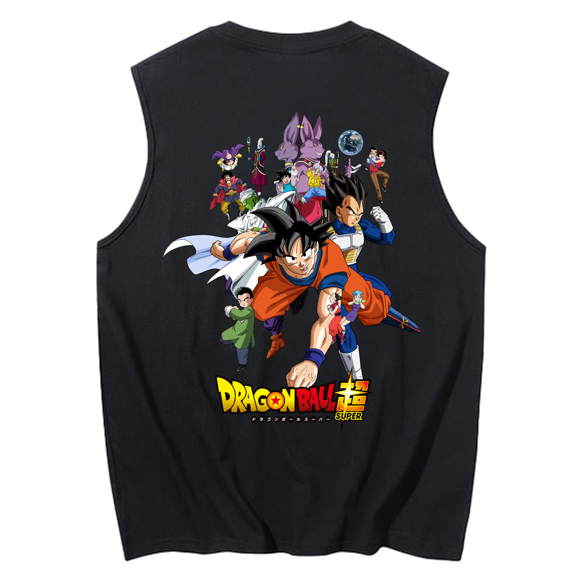 （画像用） ドラゴンボール DRAGON BALL コットン100％タンクトップ（背面プリント）
