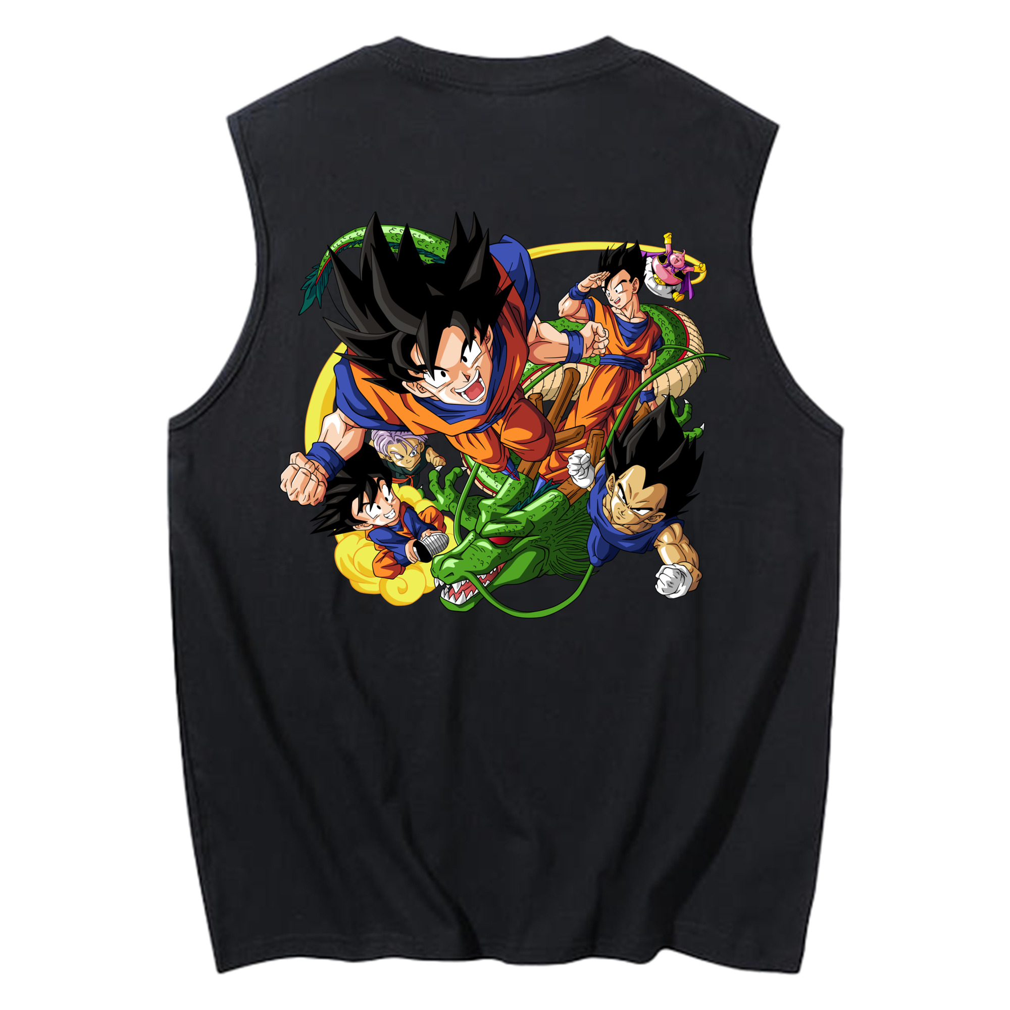 （画像用） ドラゴンボール DRAGON BALL コットン100％タンクトップ（背面プリント）