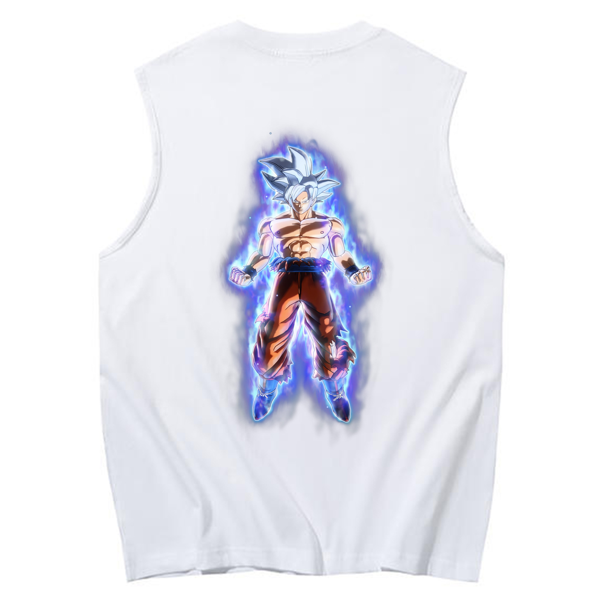 （画像用） ドラゴンボール 孫悟空（そん ごくう）Son Goku カカロット DRAGON BALL Kakarotto コットン100％タンクトップ（背面プリント）