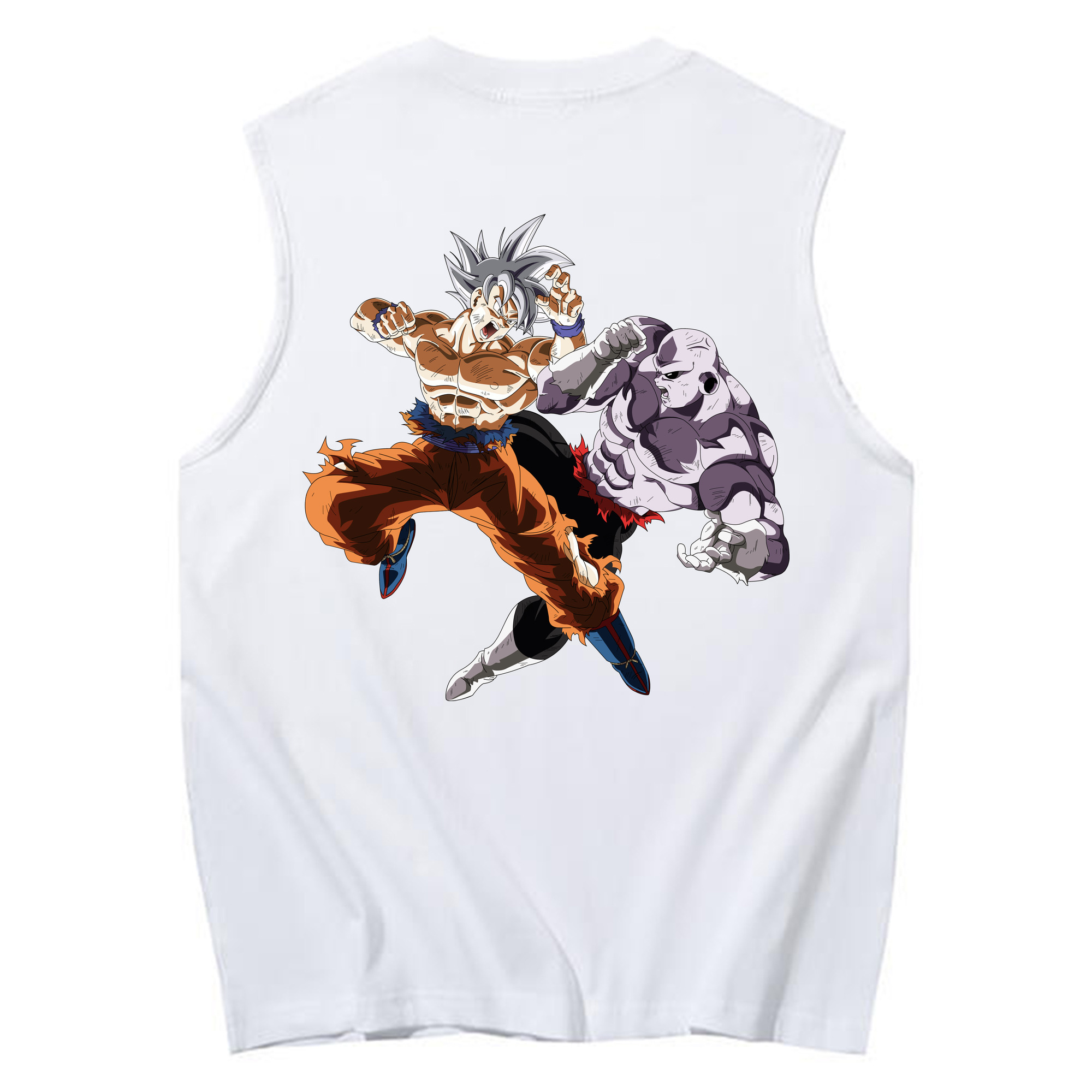 （画像用） ドラゴンボール 孫悟空（そん ごくう）Son Goku カカロット DRAGON BALL Kakarotto コットン100％タンクトップ（背面プリント）