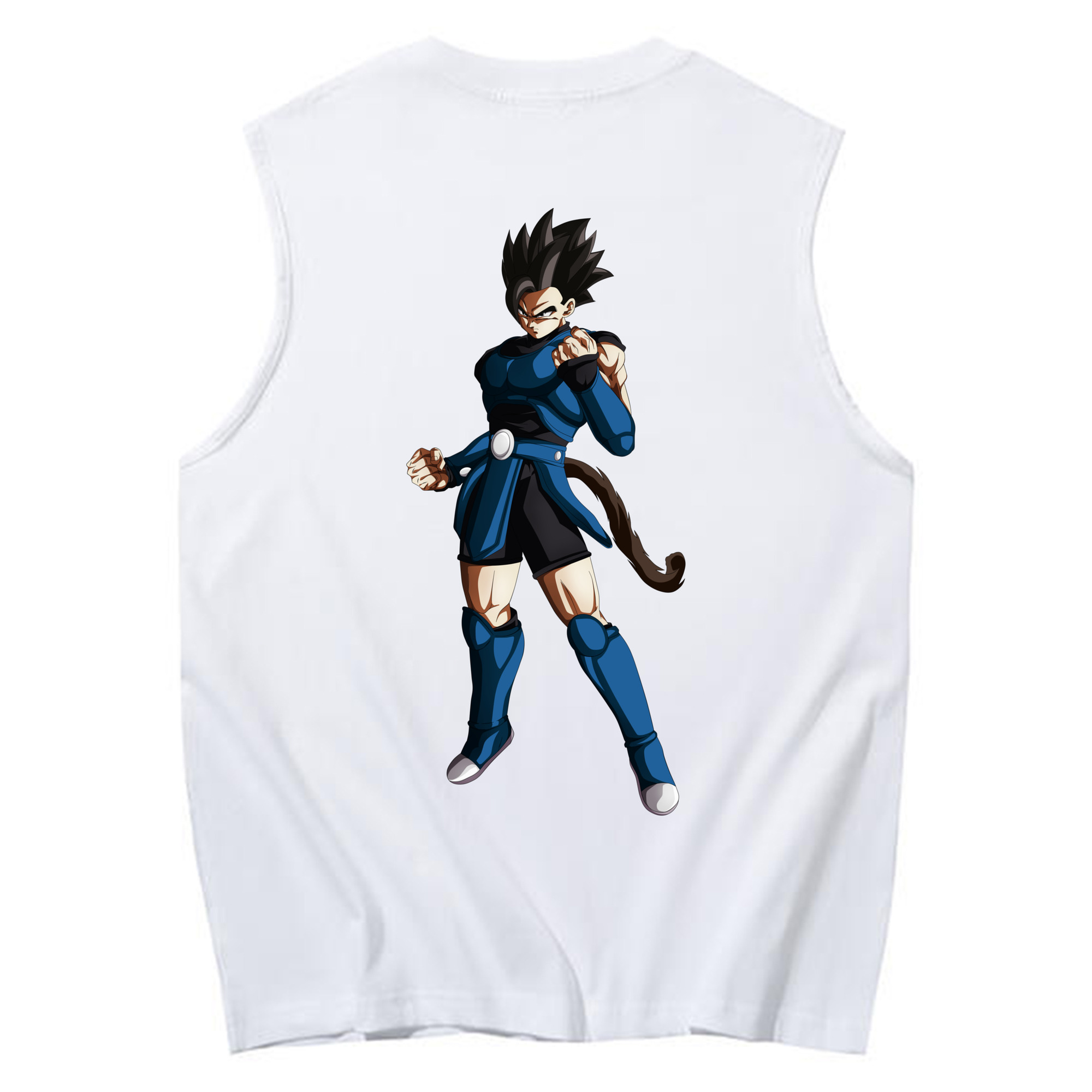 （画像用） ドラゴンボール 孫 悟飯（そんごはん）DRAGON BALL Son Gohan コットン100％タンクトップ（背面プリント）
