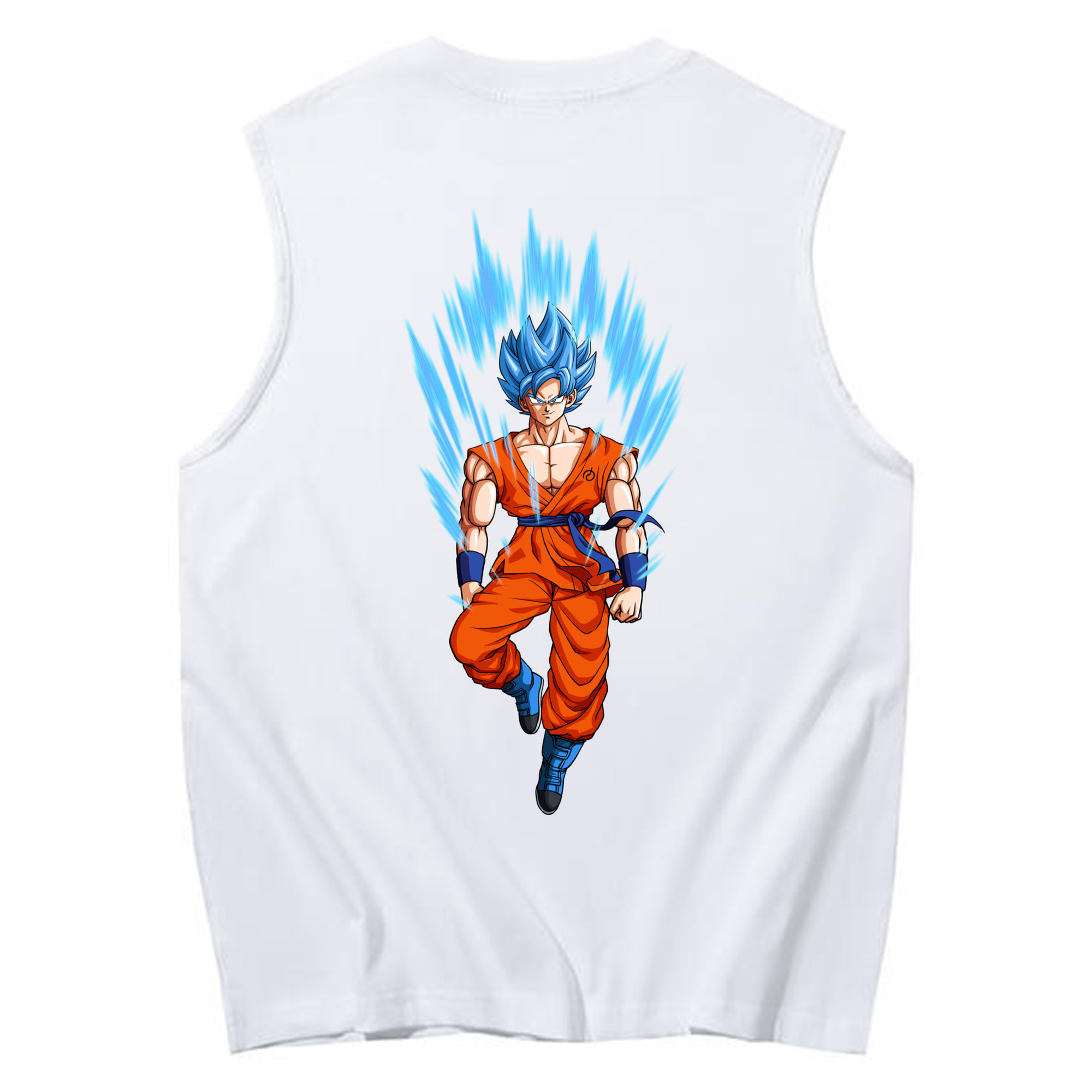 （画像用） ドラゴンボール 孫 悟飯（そんごはん）DRAGON BALL Son Gohan コットン100％タンクトップ（背面プリント）