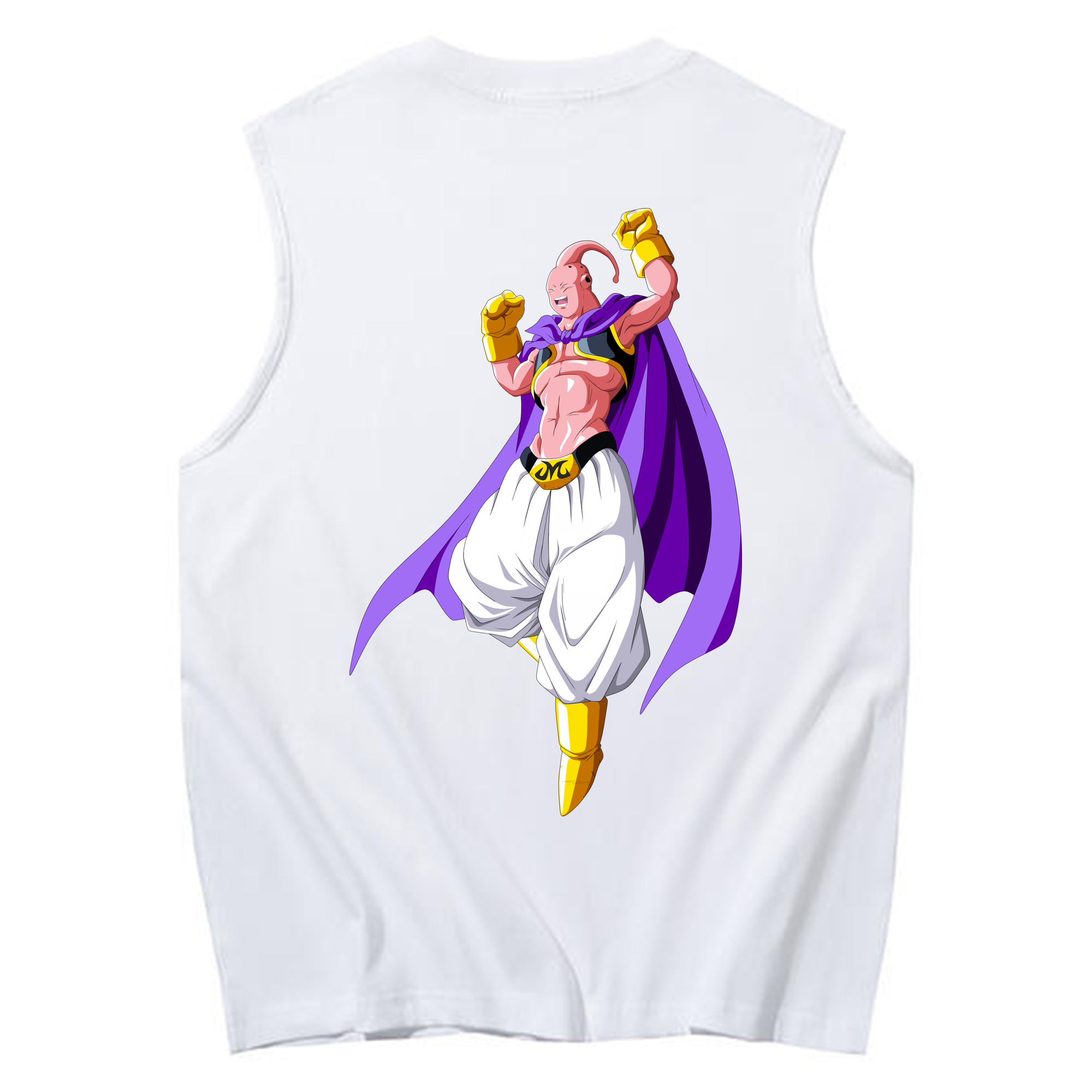 （画像用） ドラゴンボール 魔人ブウ DRAGON BALL Majin Buu コットン100％タンクトップ（背面プリント）