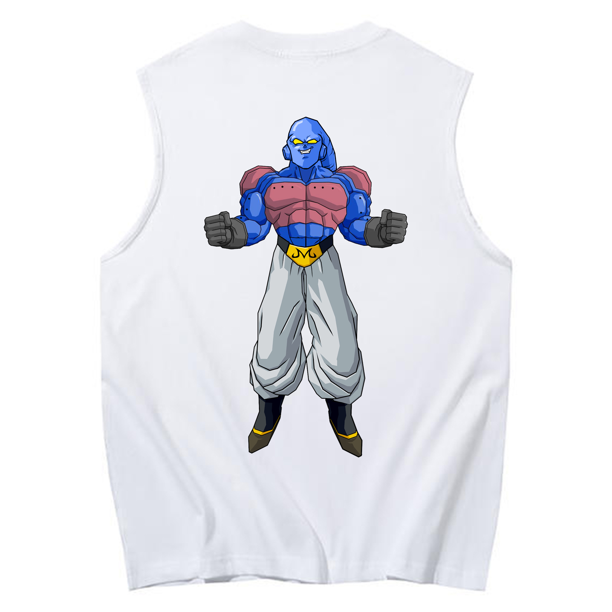 （画像用） ドラゴンボール 魔人ブウ DRAGON BALL Majin Buu コットン100％タンクトップ（背面プリント）