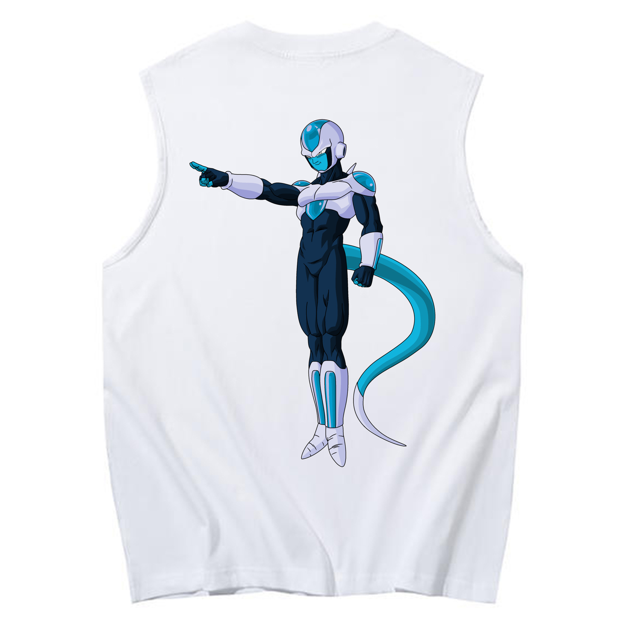 （画像用） ドラゴンボール フリーザ DRAGON BALL Frieza コットン100％タンクトップ（背面プリント）