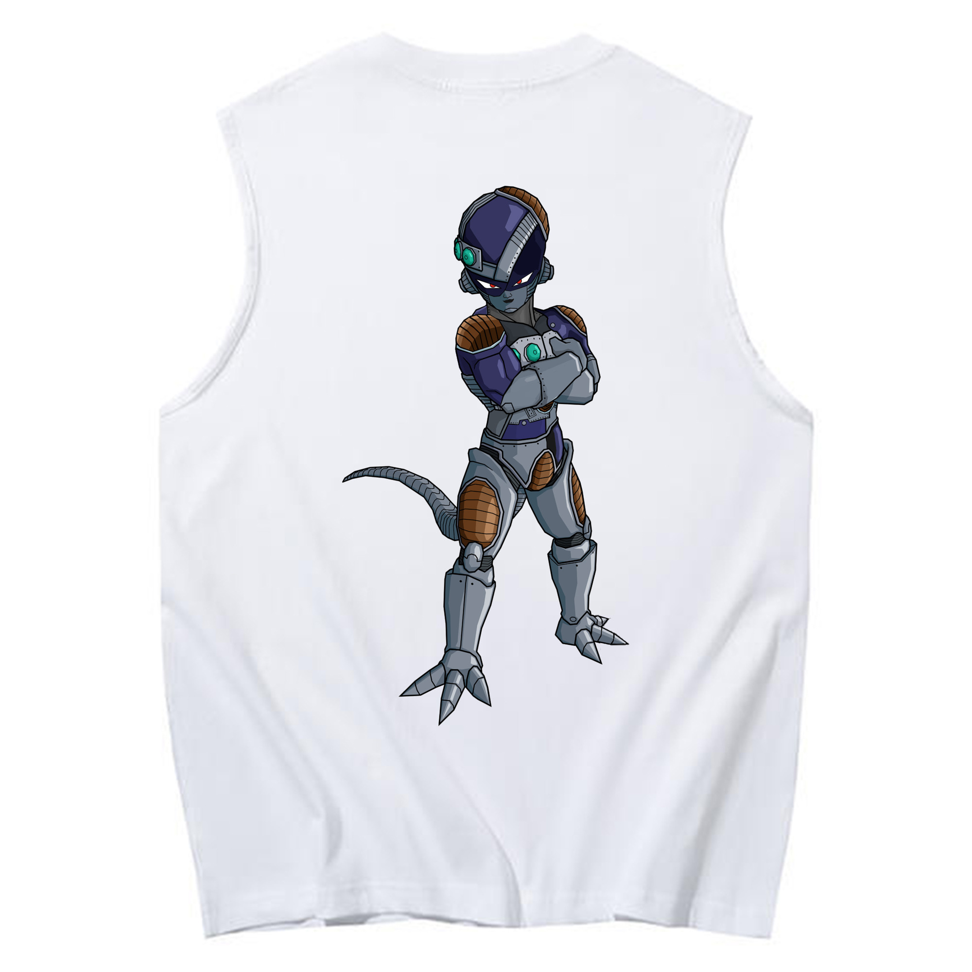 （画像用） ドラゴンボール フリーザ DRAGON BALL Frieza コットン100％タンクトップ（背面プリント）