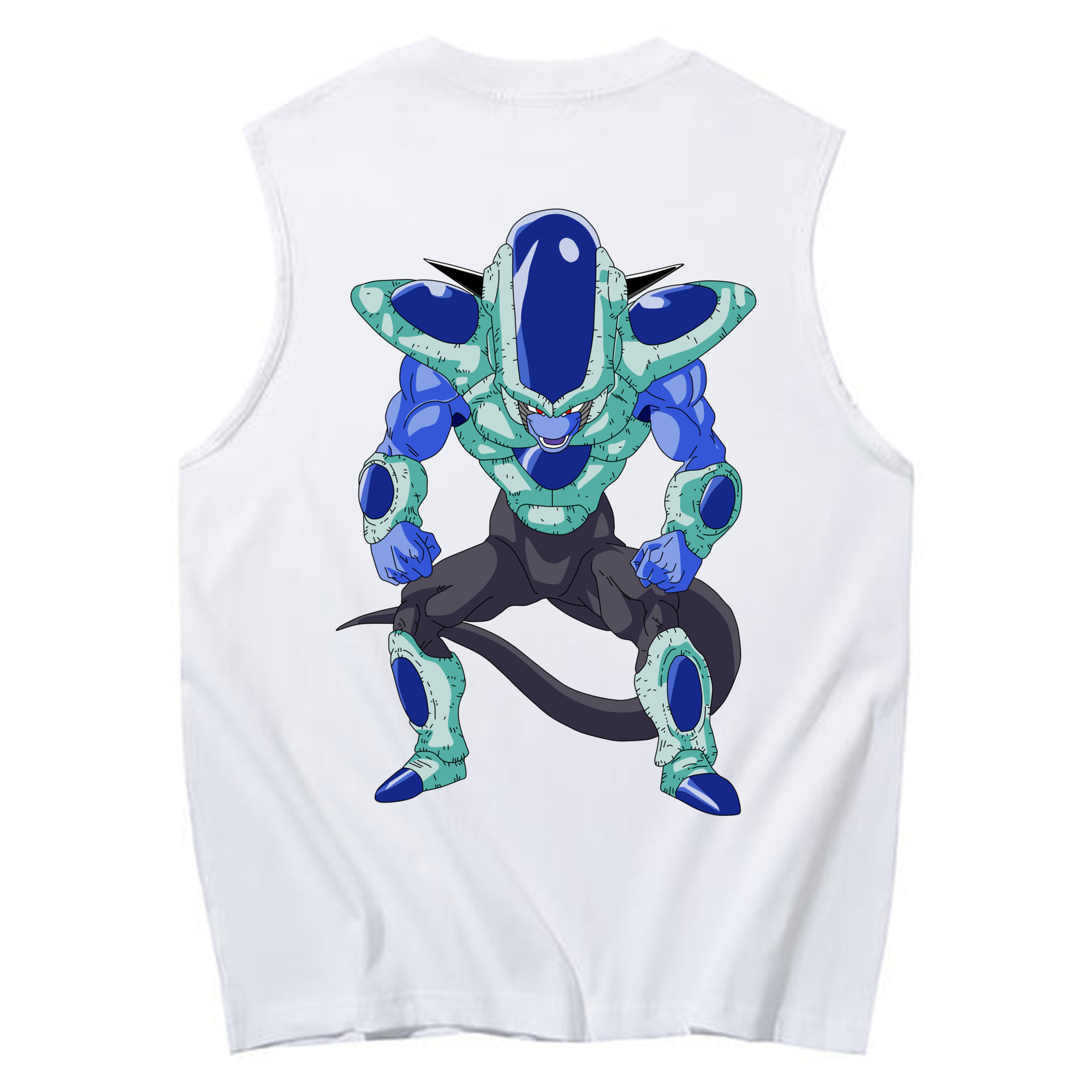 （画像用） ドラゴンボール フリーザ DRAGON BALL Frieza コットン100％タンクトップ（背面プリント）