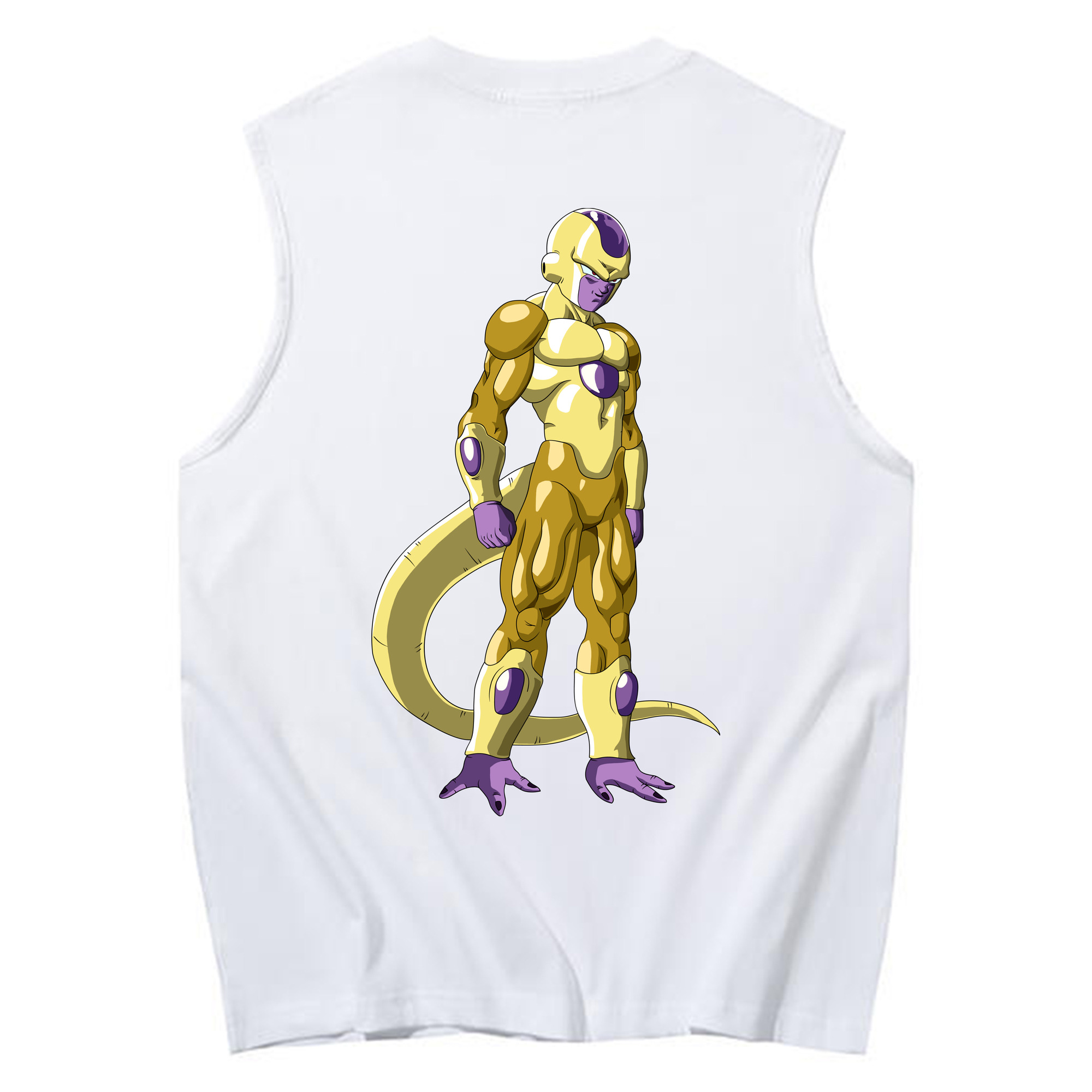 （画像用） ドラゴンボール フリーザ DRAGON BALL Frieza コットン100％タンクトップ（背面プリント）