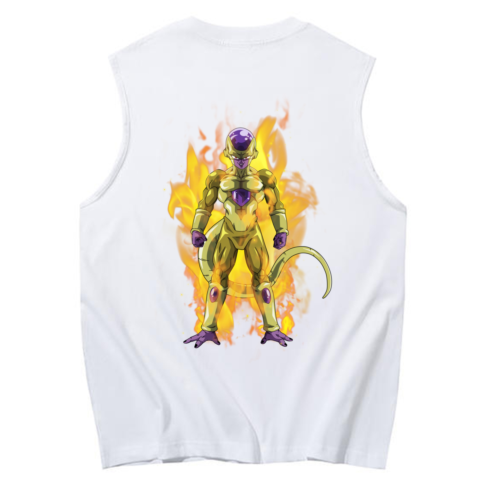 （画像用） ドラゴンボール フリーザ DRAGON BALL Frieza コットン100％タンクトップ（背面プリント）