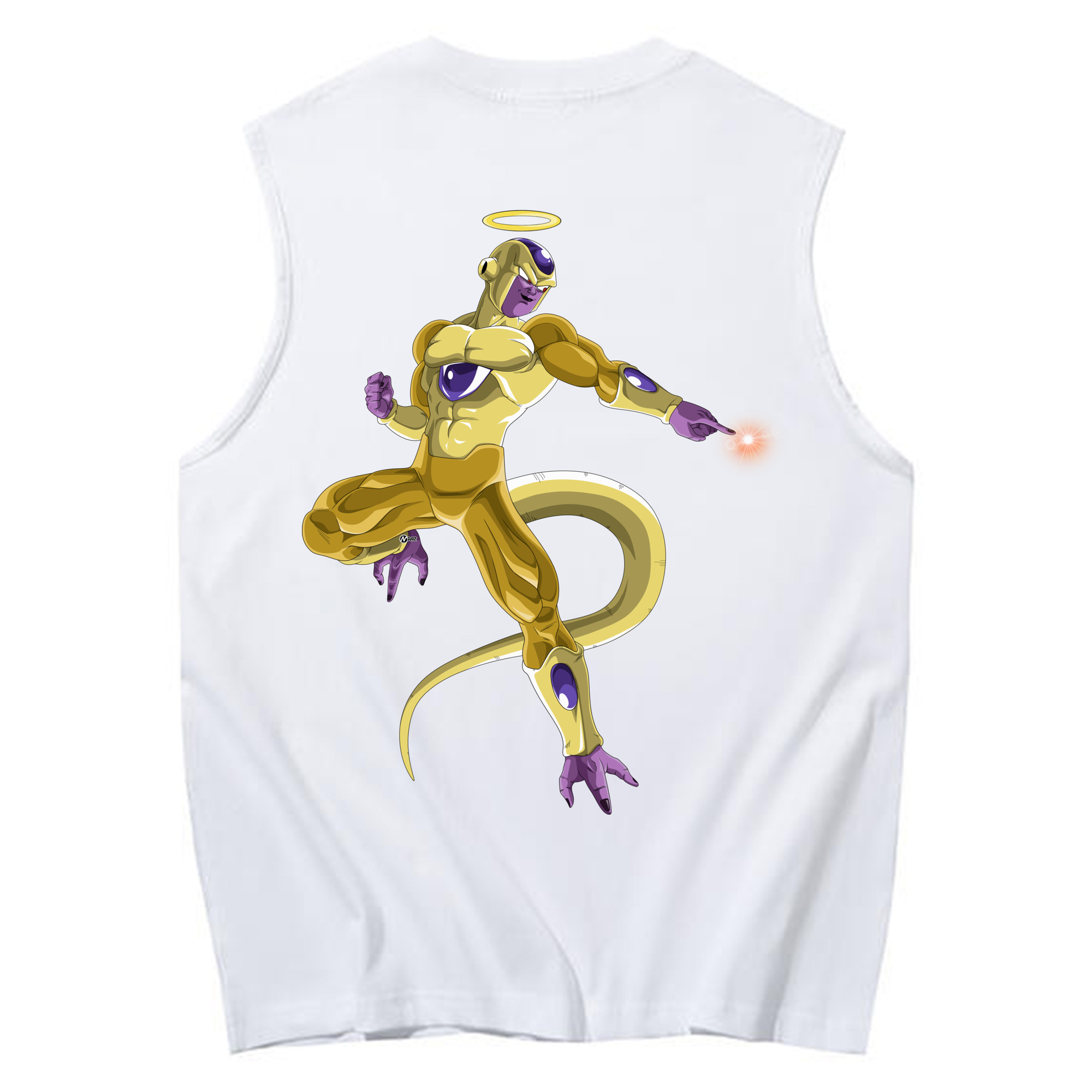 （画像用） ドラゴンボール フリーザ DRAGON BALL Frieza コットン100％タンクトップ（背面プリント）