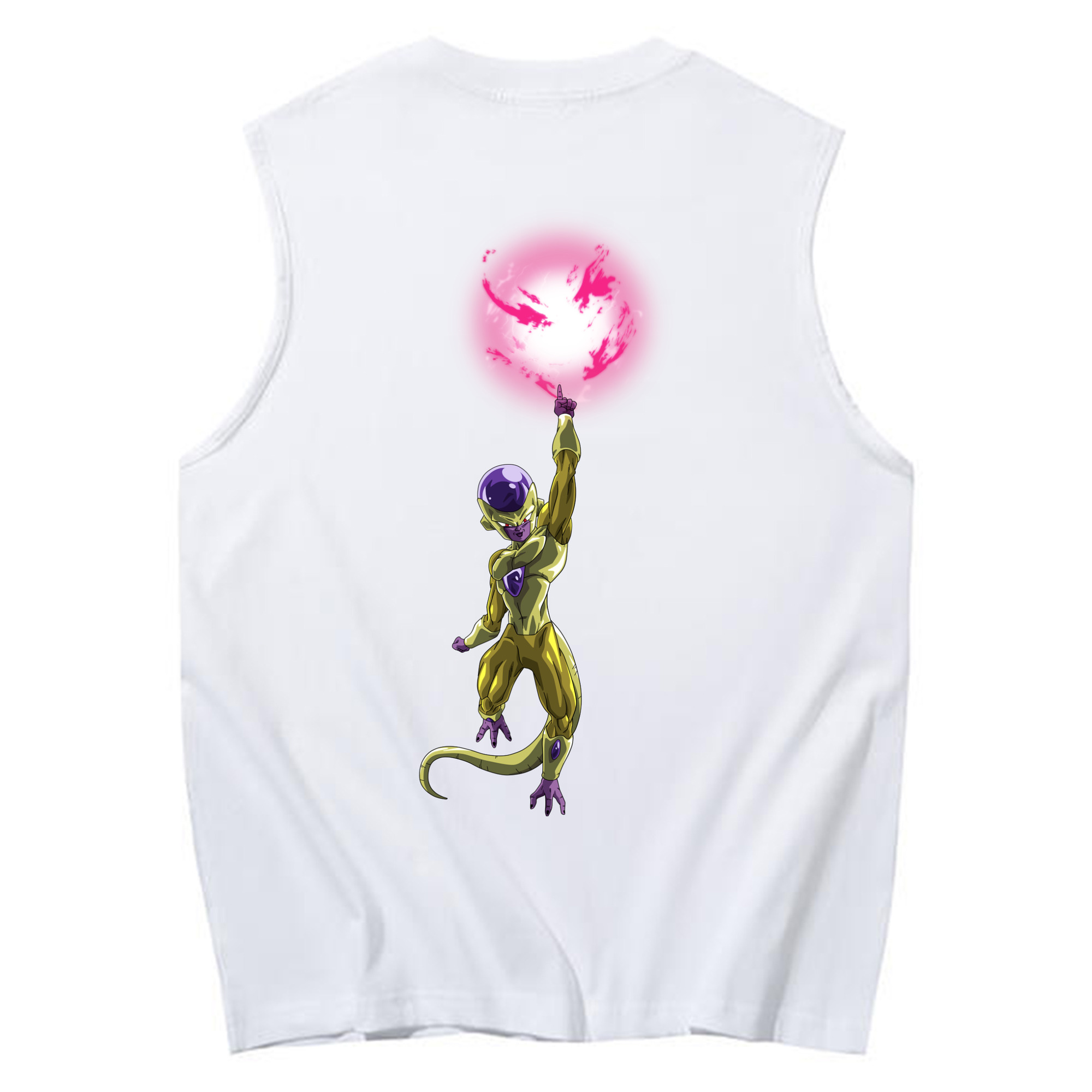 （画像用） ドラゴンボール フリーザ DRAGON BALL Frieza コットン100％タンクトップ（背面プリント）