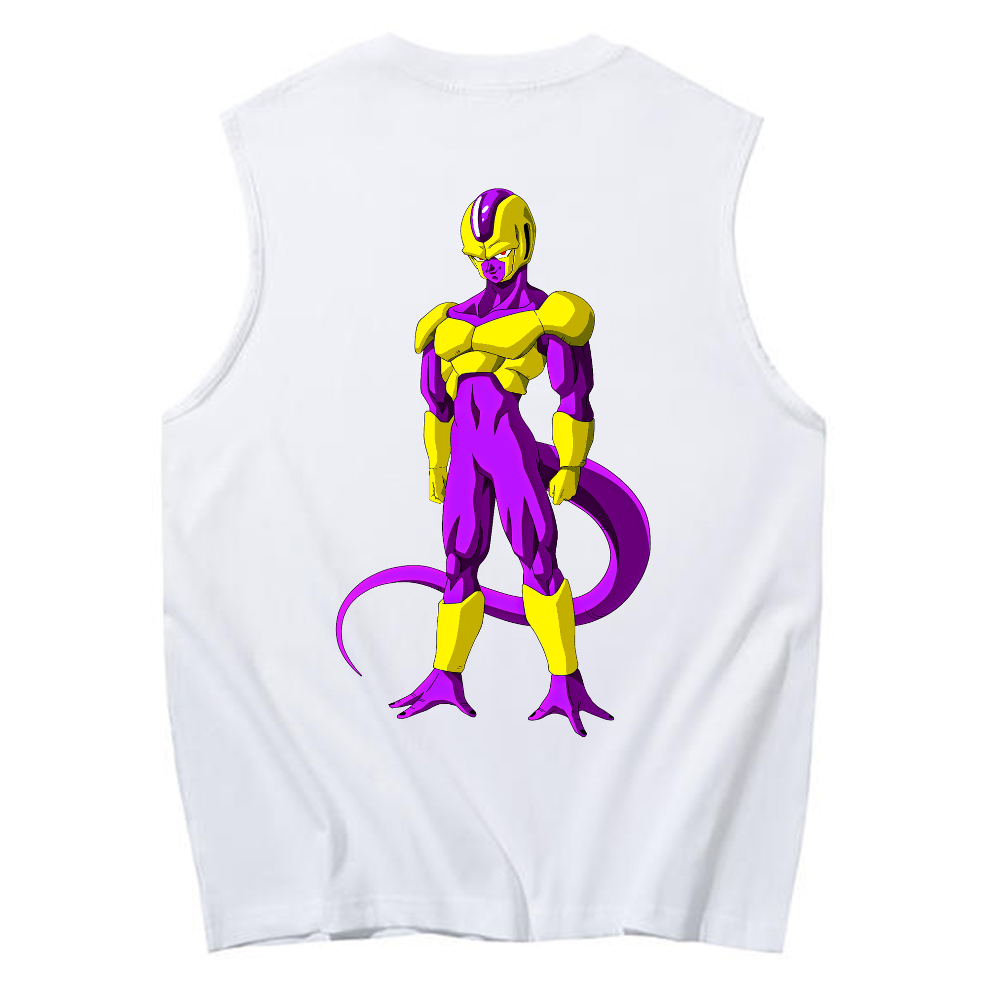 （画像用） ドラゴンボール フリーザ DRAGON BALL Frieza コットン100％タンクトップ（背面プリント）