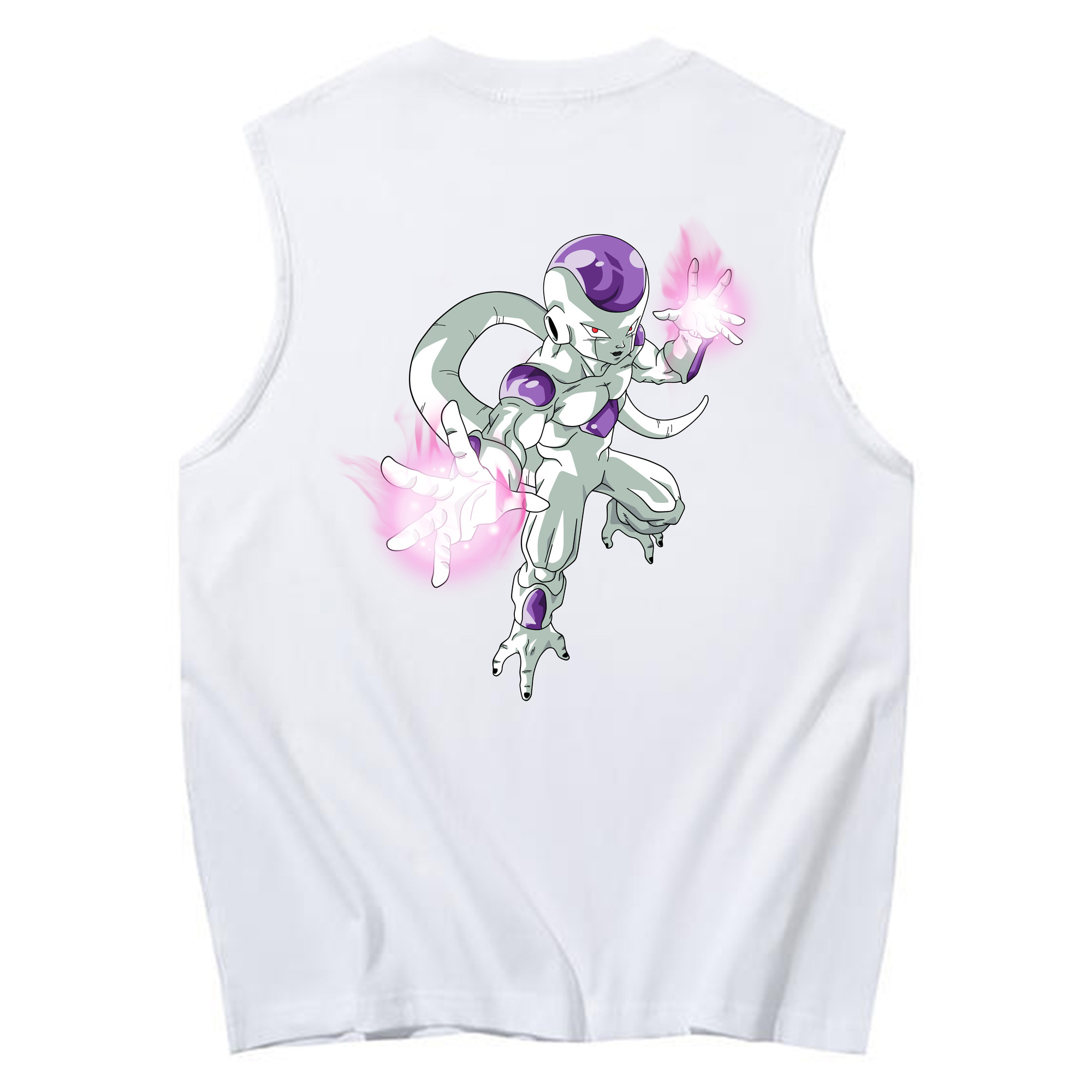 （画像用） ドラゴンボール フリーザ DRAGON BALL Frieza コットン100％タンクトップ（背面プリント）