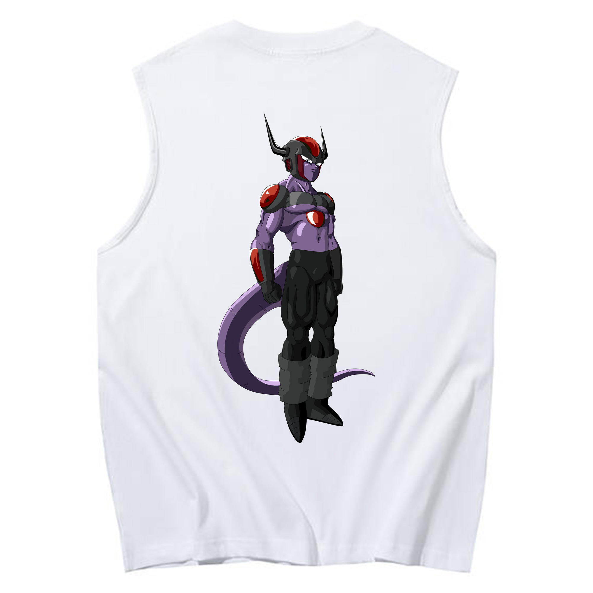 （画像用） ドラゴンボール フリーザ DRAGON BALL Frieza コットン100％タンクトップ（背面プリント）