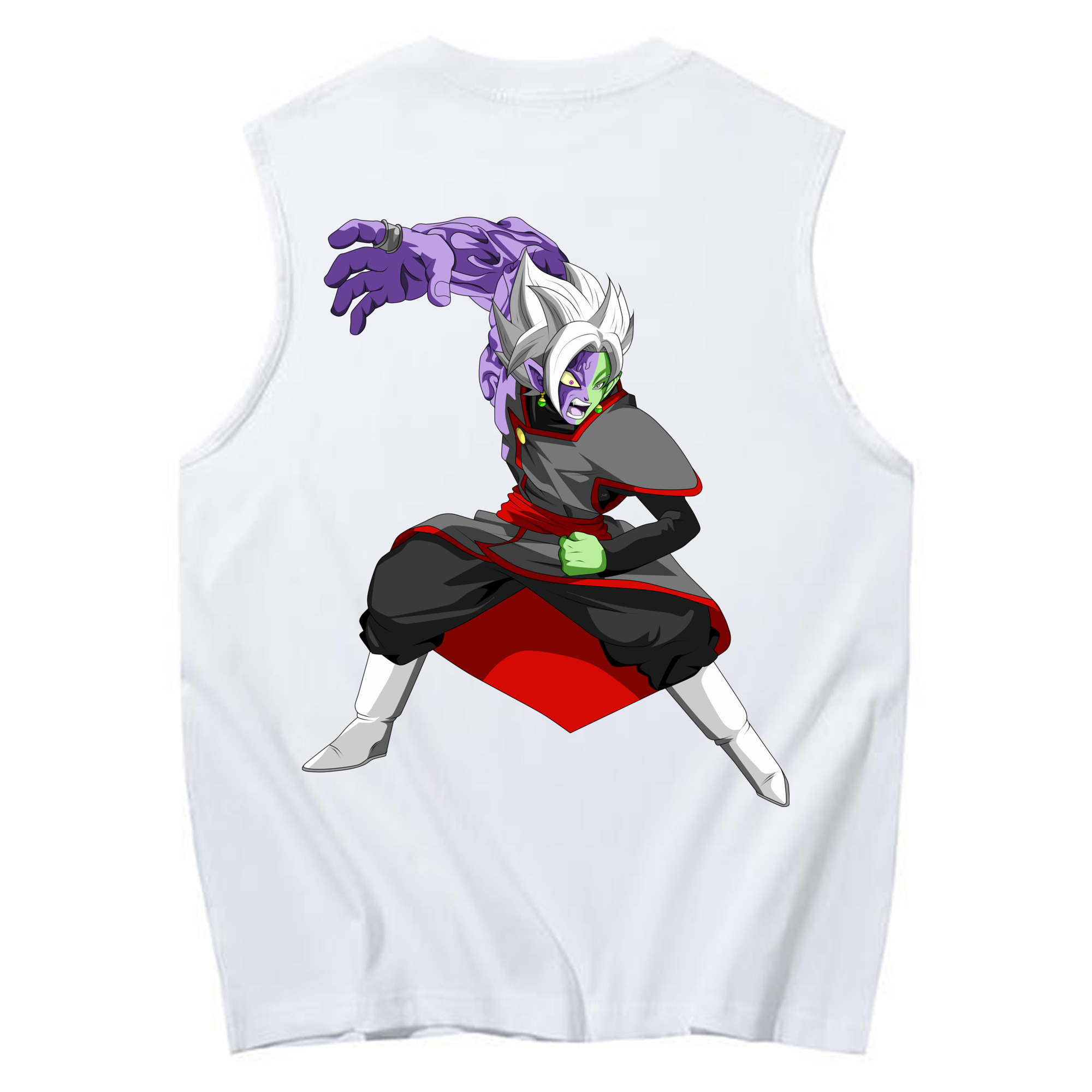 （画像用） ドラゴンボール ベジット DRAGON BALL Vegetto コットン100％タンクトップ（背面プリント）
