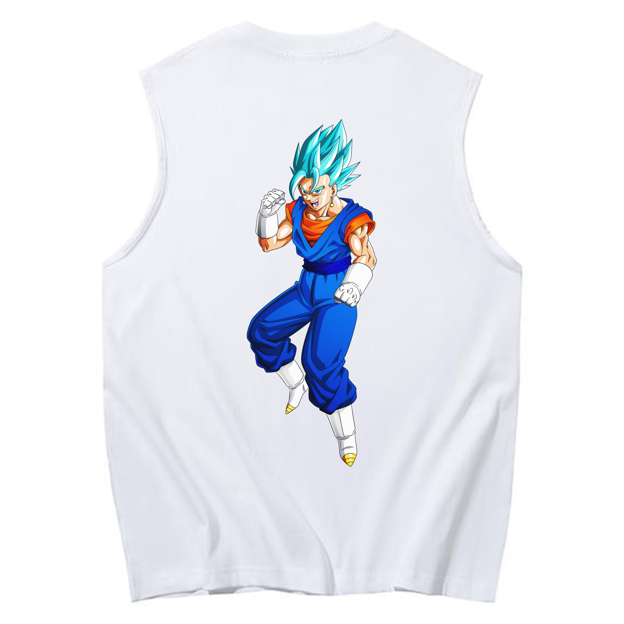 （画像用） ドラゴンボール ベジット DRAGON BALL Vegetto コットン100％タンクトップ（背面プリント）
