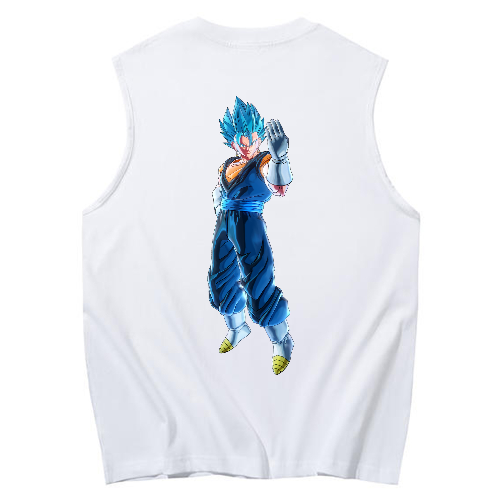 （画像用） ドラゴンボール ベジット DRAGON BALL Vegetto コットン100％タンクトップ（背面プリント）