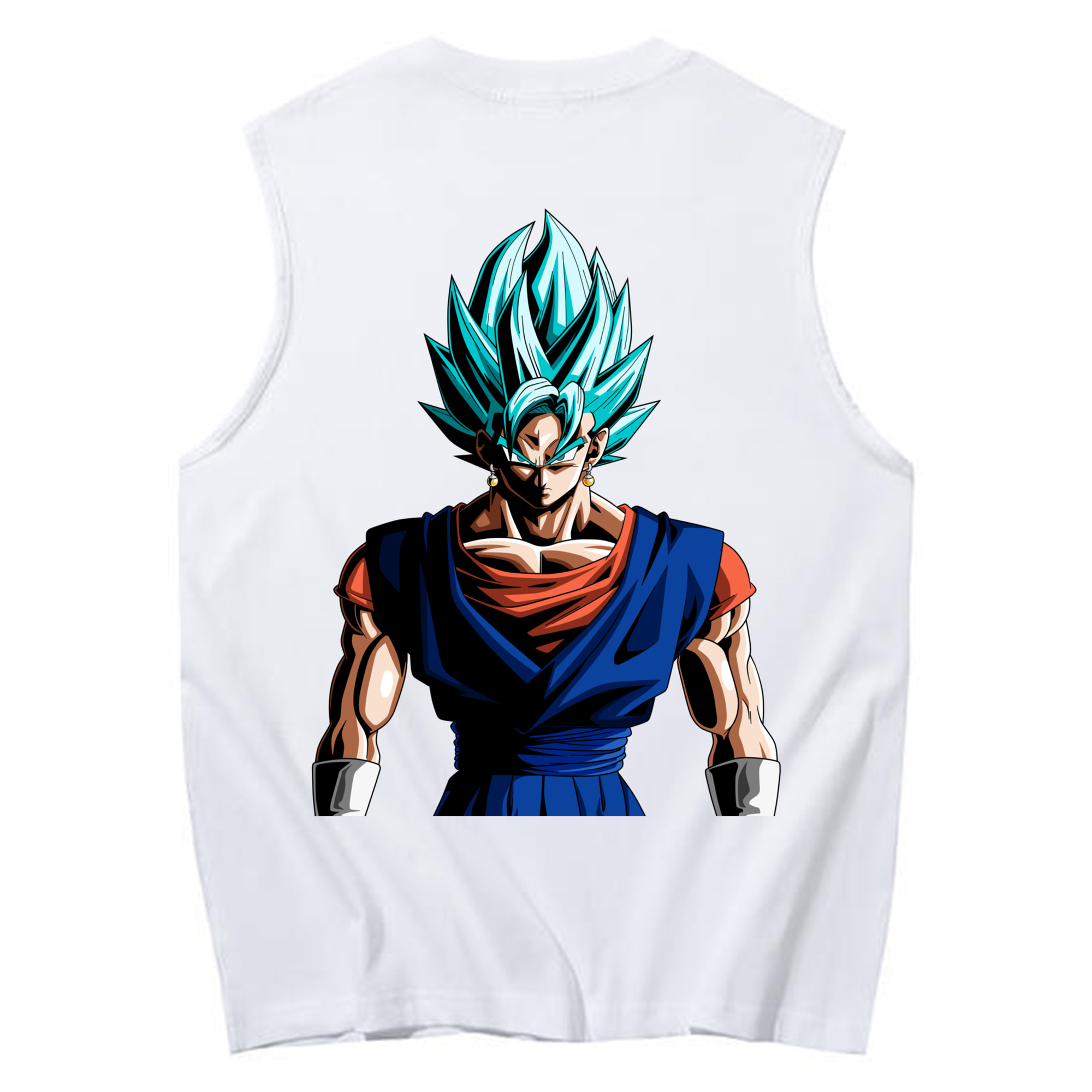 （画像用） ドラゴンボール ベジット DRAGON BALL Vegetto コットン100％タンクトップ（背面プリント）