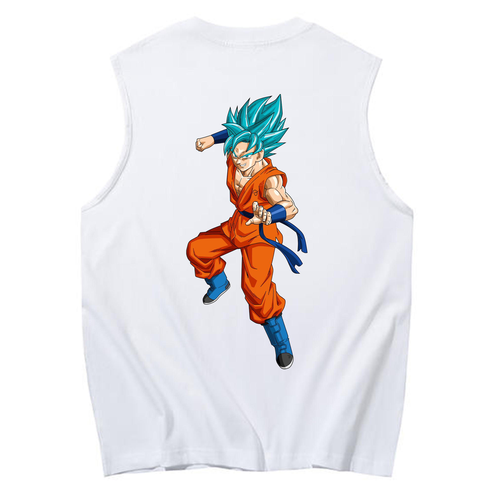 （画像用） ドラゴンボール ベジット DRAGON BALL Vegetto コットン100％タンクトップ（背面プリント）