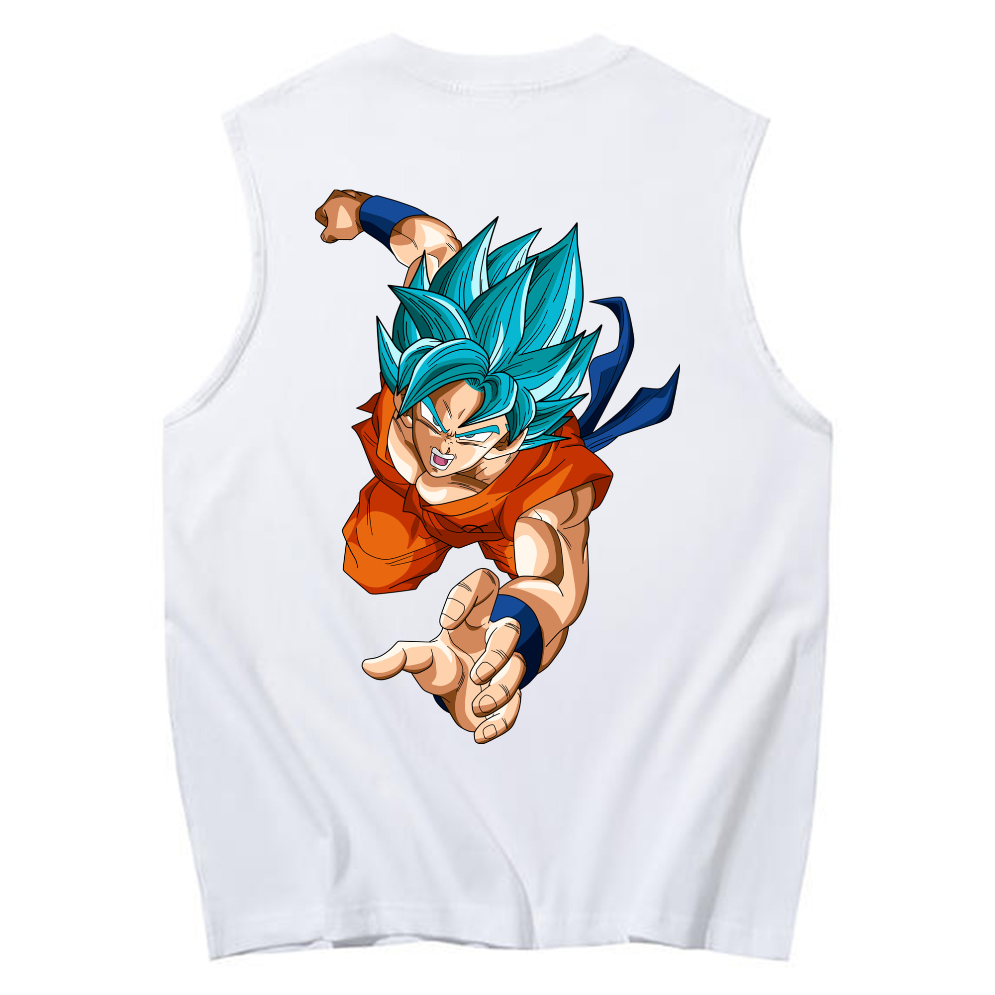（画像用） ドラゴンボール ベジット DRAGON BALL Vegetto コットン100％タンクトップ（背面プリント）