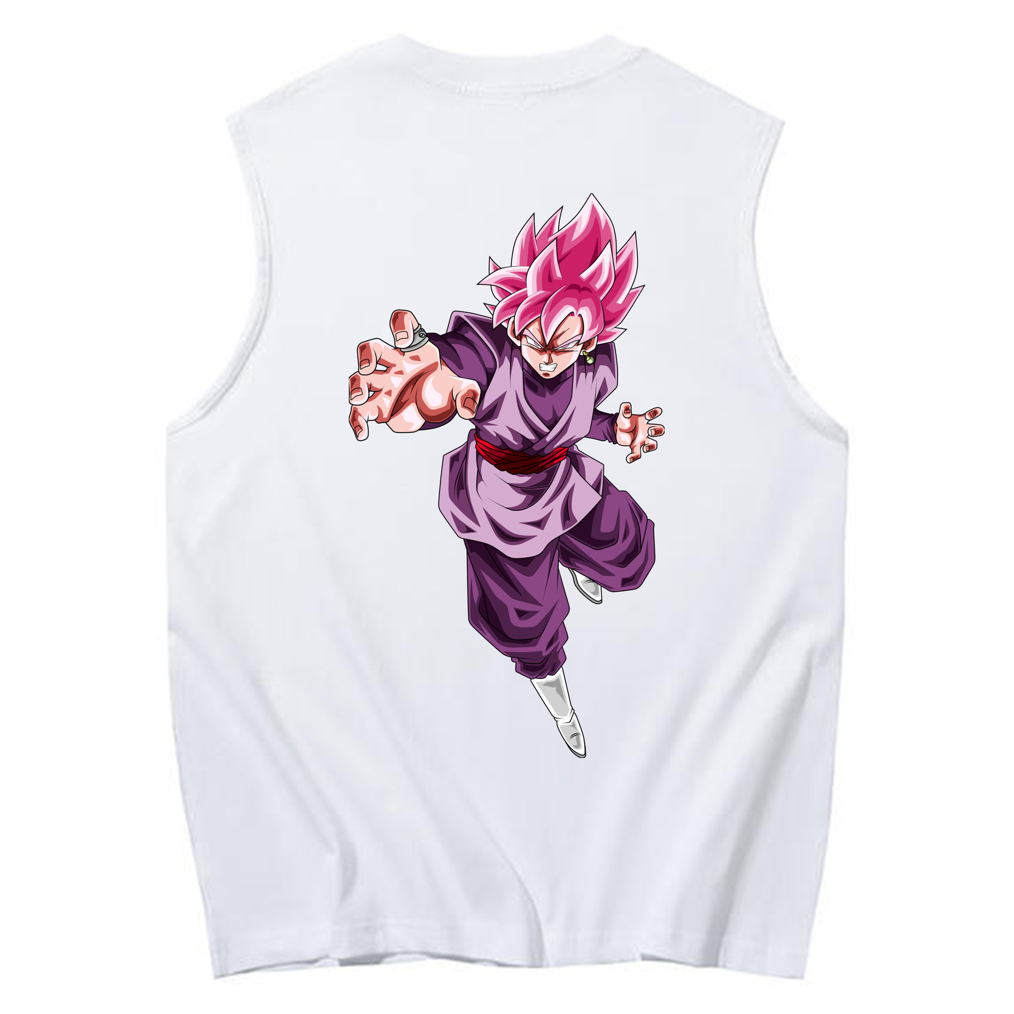 （画像用） ドラゴンボール ベジット DRAGON BALL Vegetto コットン100％タンクトップ（背面プリント）