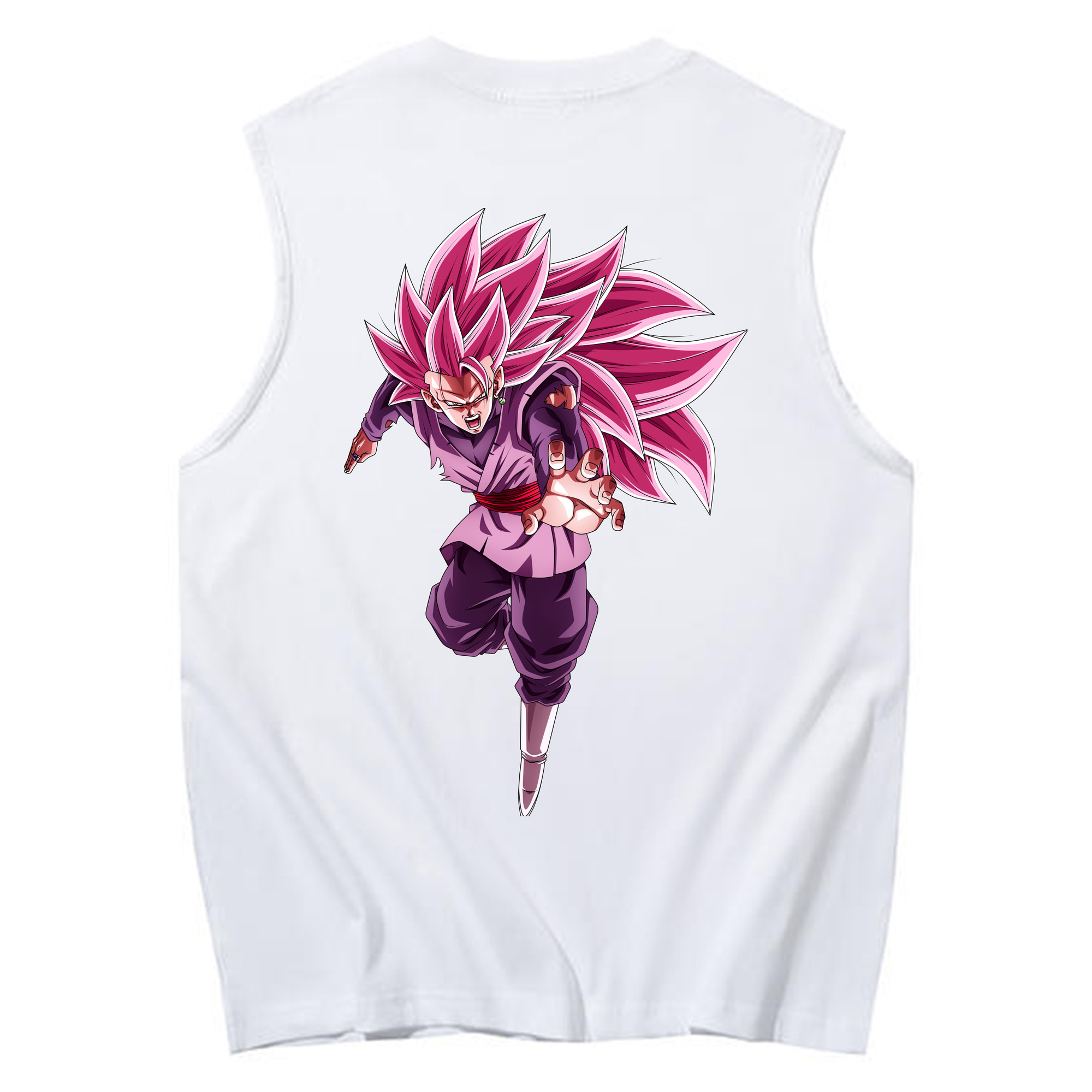 （画像用） ドラゴンボール ベジット DRAGON BALL Vegetto コットン100％タンクトップ（背面プリント）