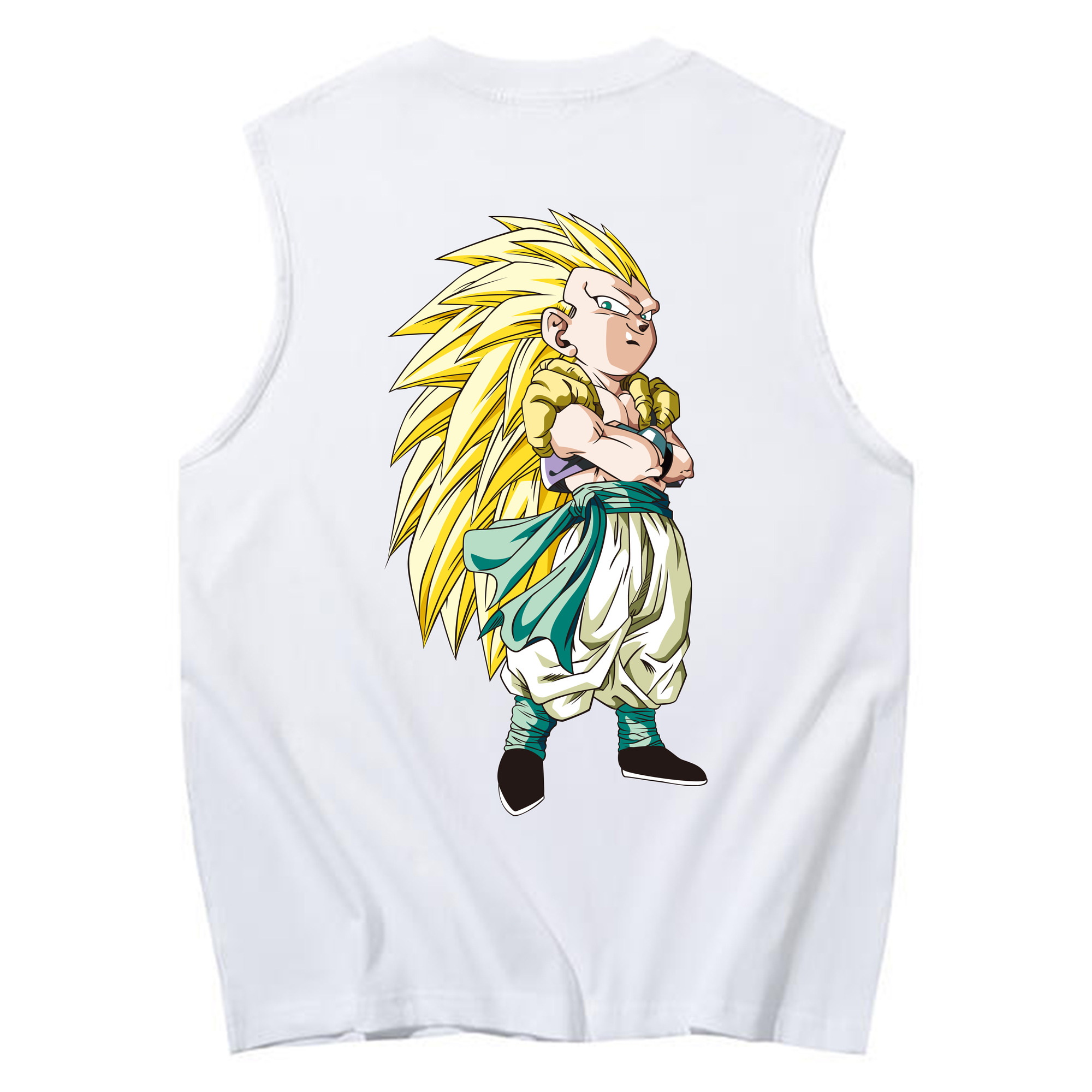 （画像用） ドラゴンボール ベジット DRAGON BALL Vegetto コットン100％タンクトップ（背面プリント）