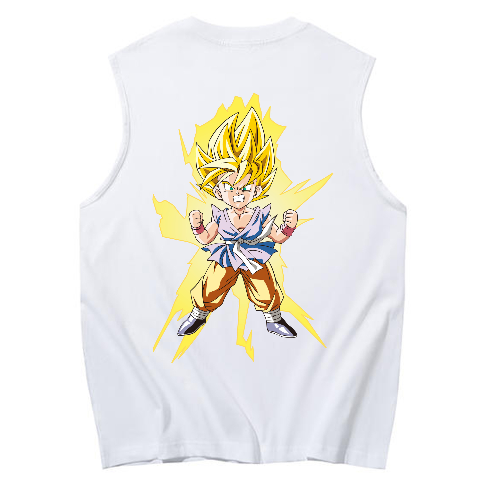 （画像用） ドラゴンボール ベジット DRAGON BALL Vegetto コットン100％タンクトップ（背面プリント）