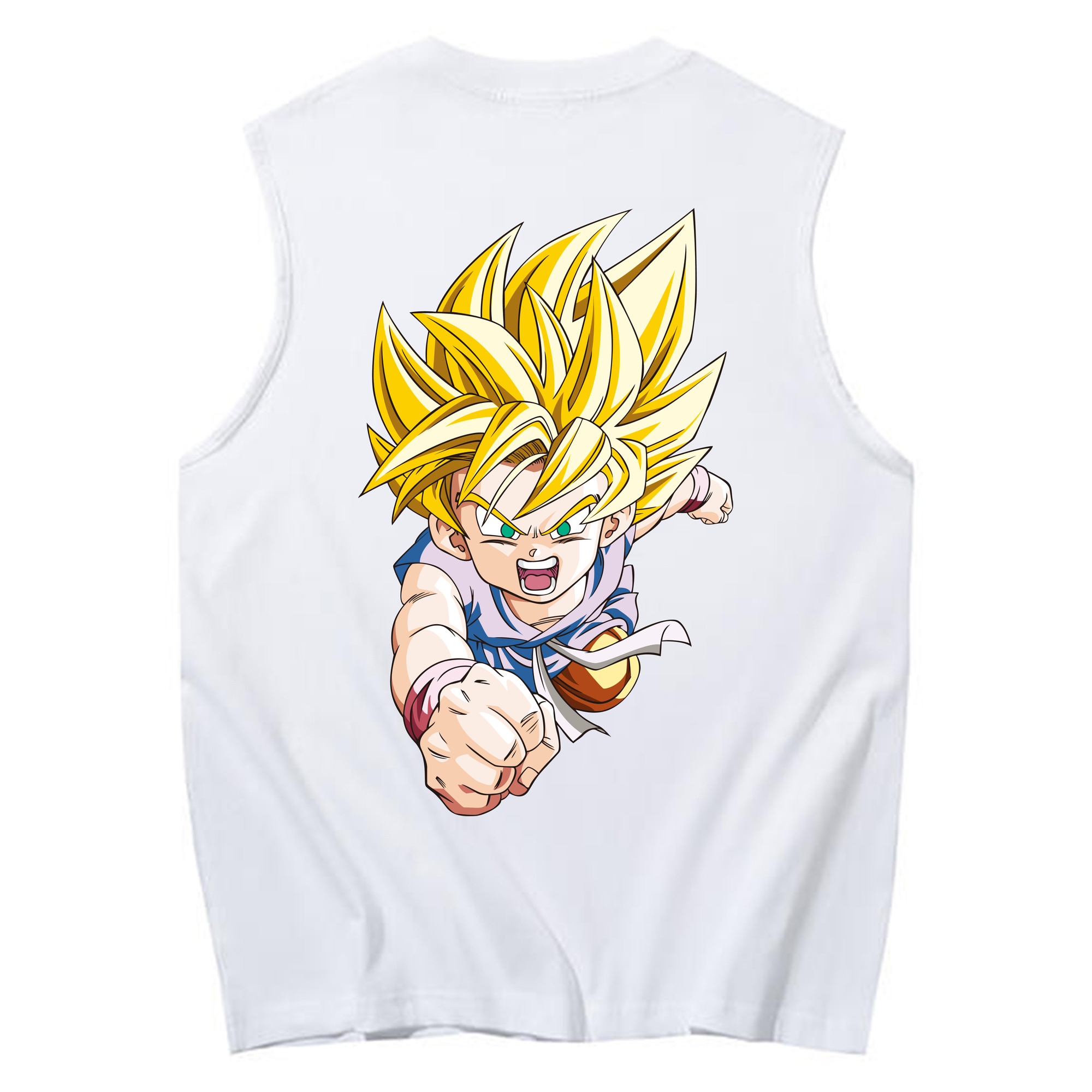 （画像用） ドラゴンボール ベジット DRAGON BALL Vegetto コットン100％タンクトップ（背面プリント）