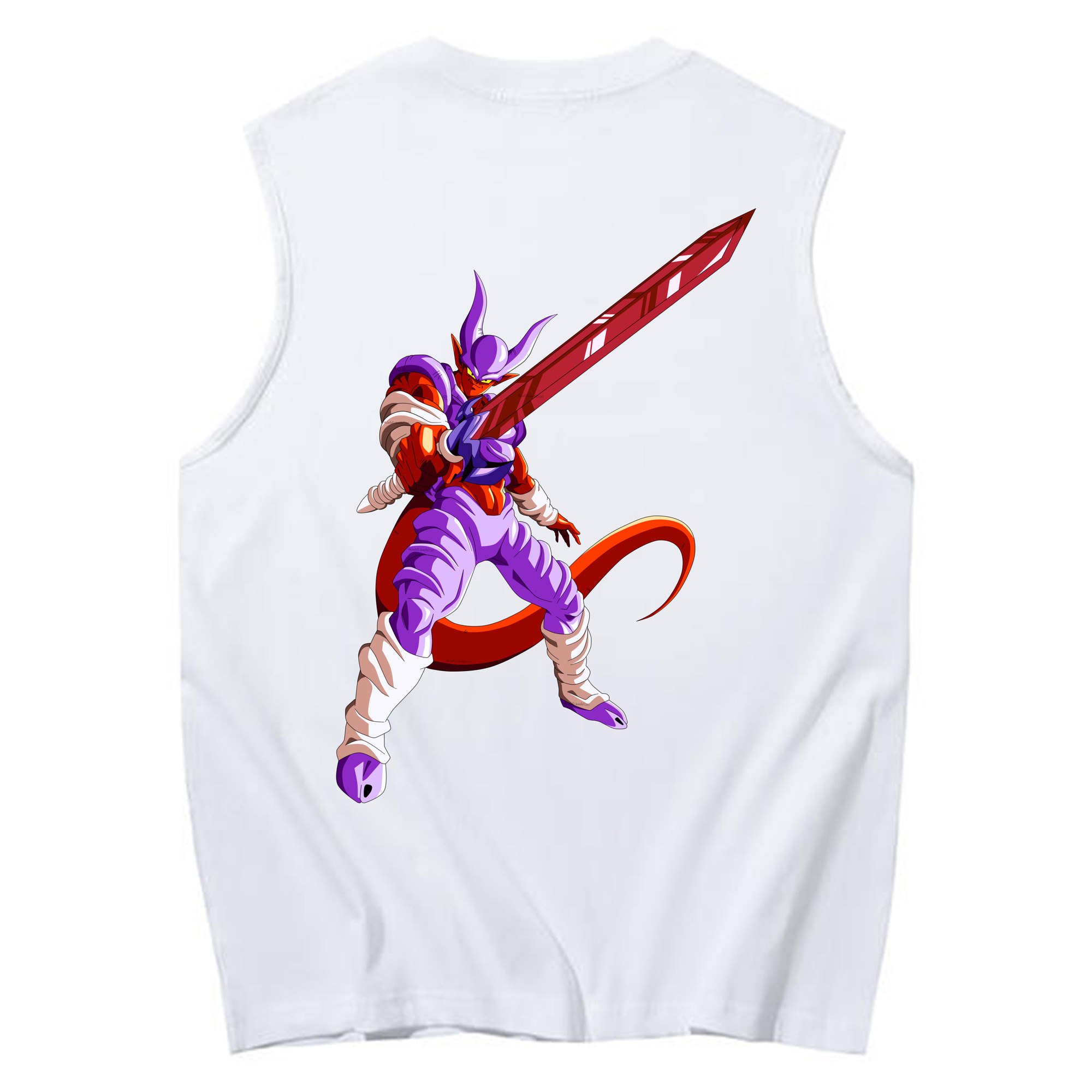 （画像用） ドラゴンボール ジャネンバ DRAGON BALL Janemba コットン100％タンクトップ（背面プリント）