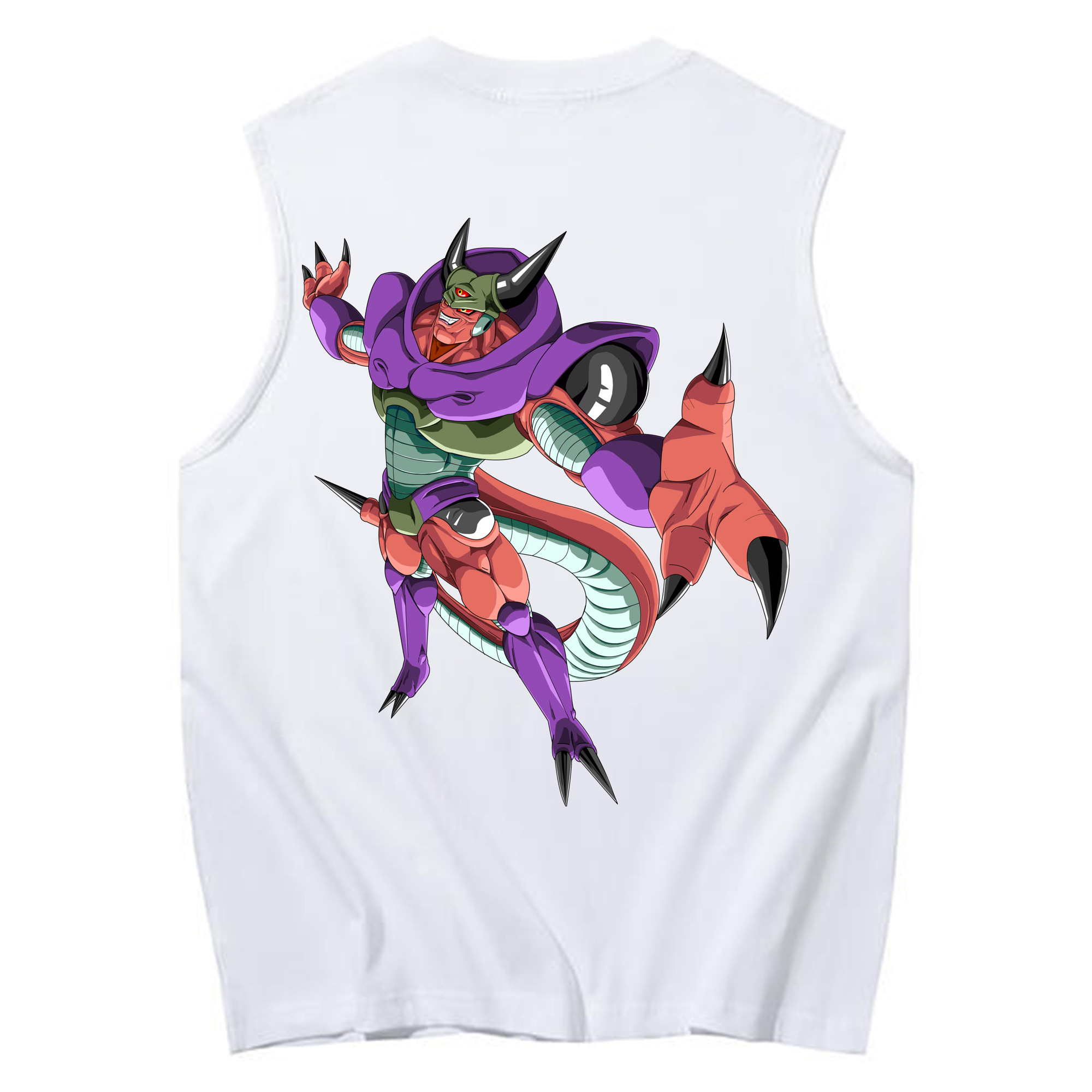 （画像用） ドラゴンボール ジャネンバ DRAGON BALL Janemba コットン100％タンクトップ（背面プリント）