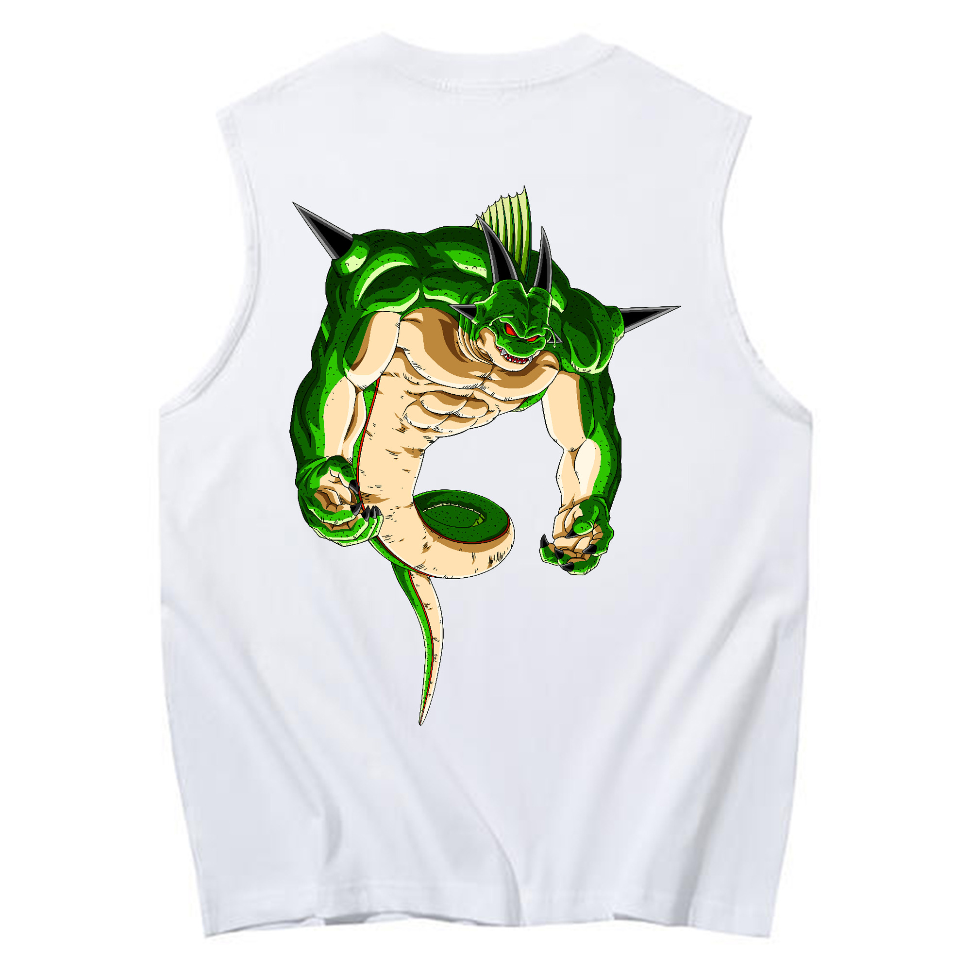 （画像用） ドラゴンボール 神龍 シェンロン DRAGON BALL Shenron コットン100％タンクトップ（背面プリント）