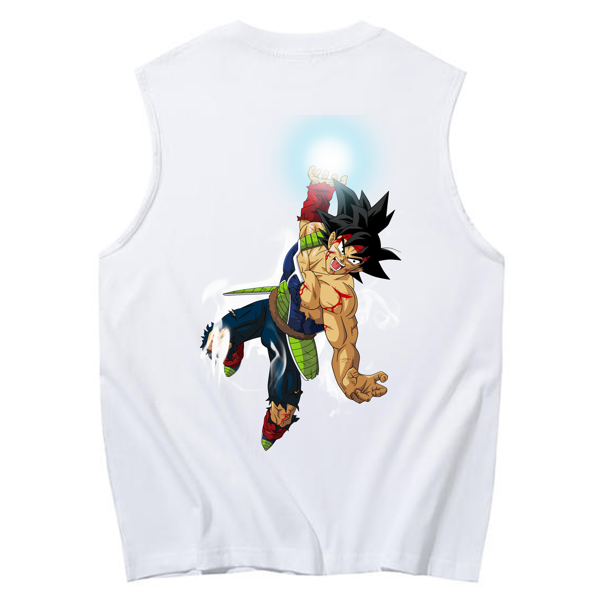 （画像用） ドラゴンボール バーダック DRAGON BALL Burdock コットン100％タンクトップ（背面プリント）