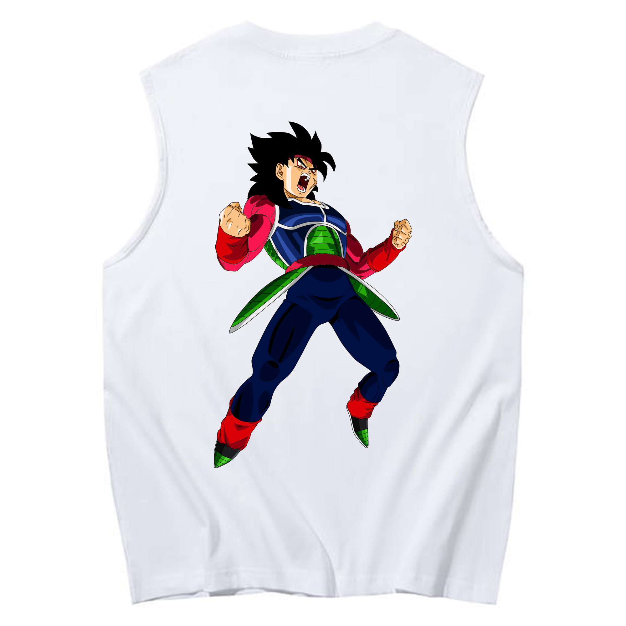 （画像用） ドラゴンボール バーダック DRAGON BALL Burdock コットン100％タンクトップ（背面プリント）