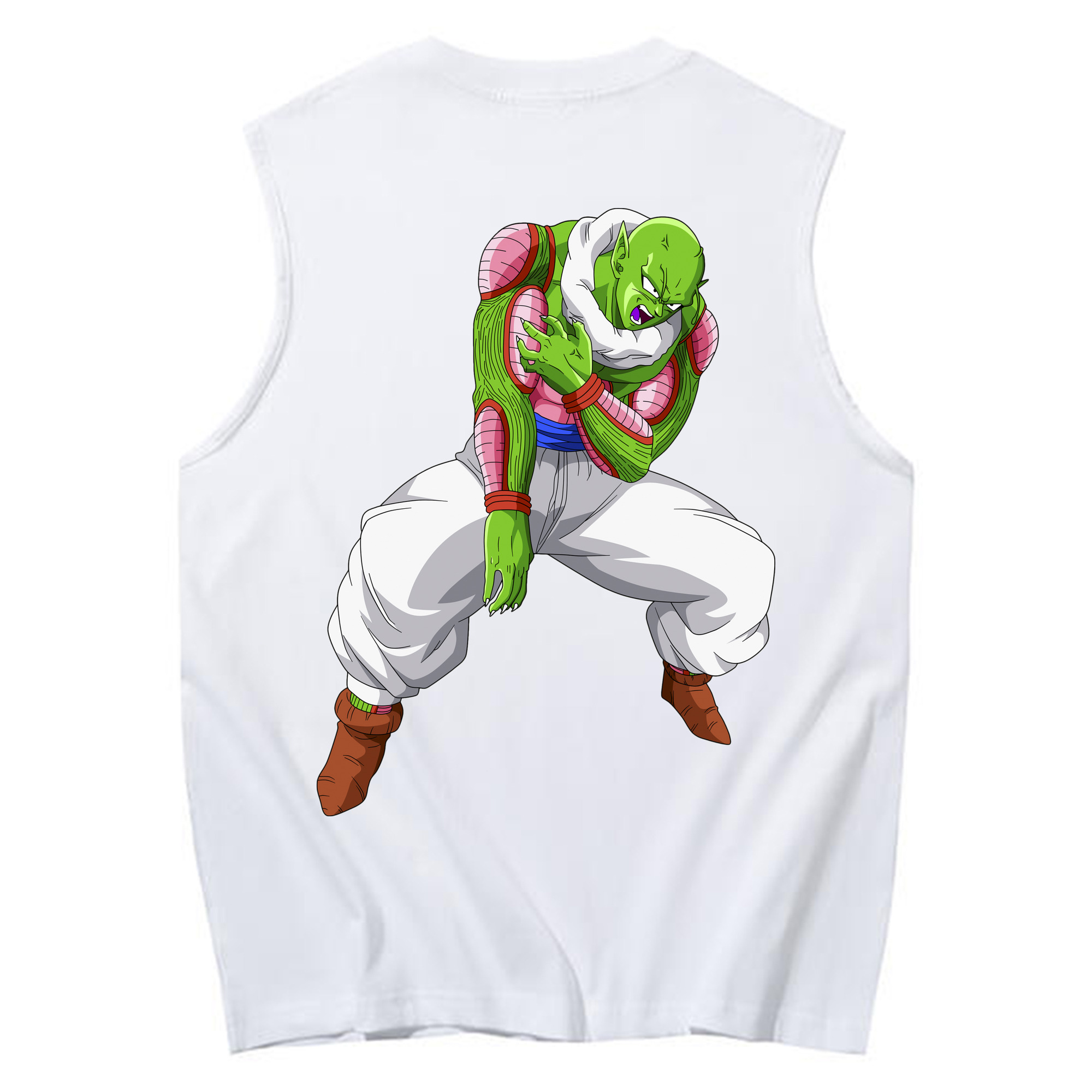 （画像用） ドラゴンボール ピッコロ DRAGON BALL Piccolo コットン100％タンクトップ（背面プリント）