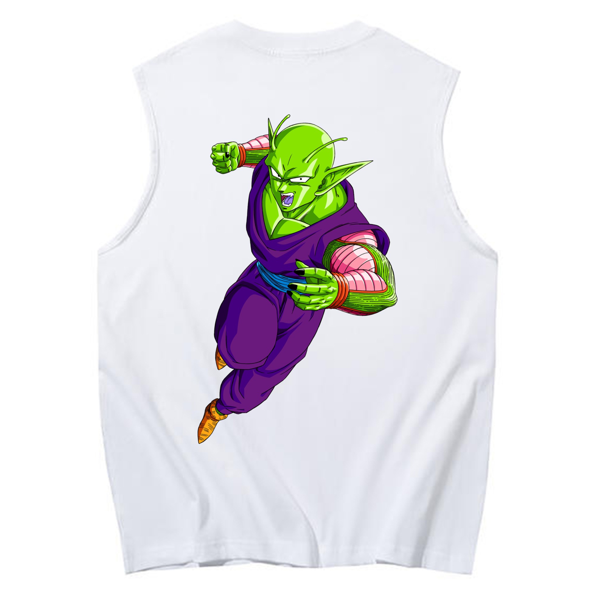 （画像用） ドラゴンボール ピッコロ DRAGON BALL Piccolo コットン100％タンクトップ（背面プリント）