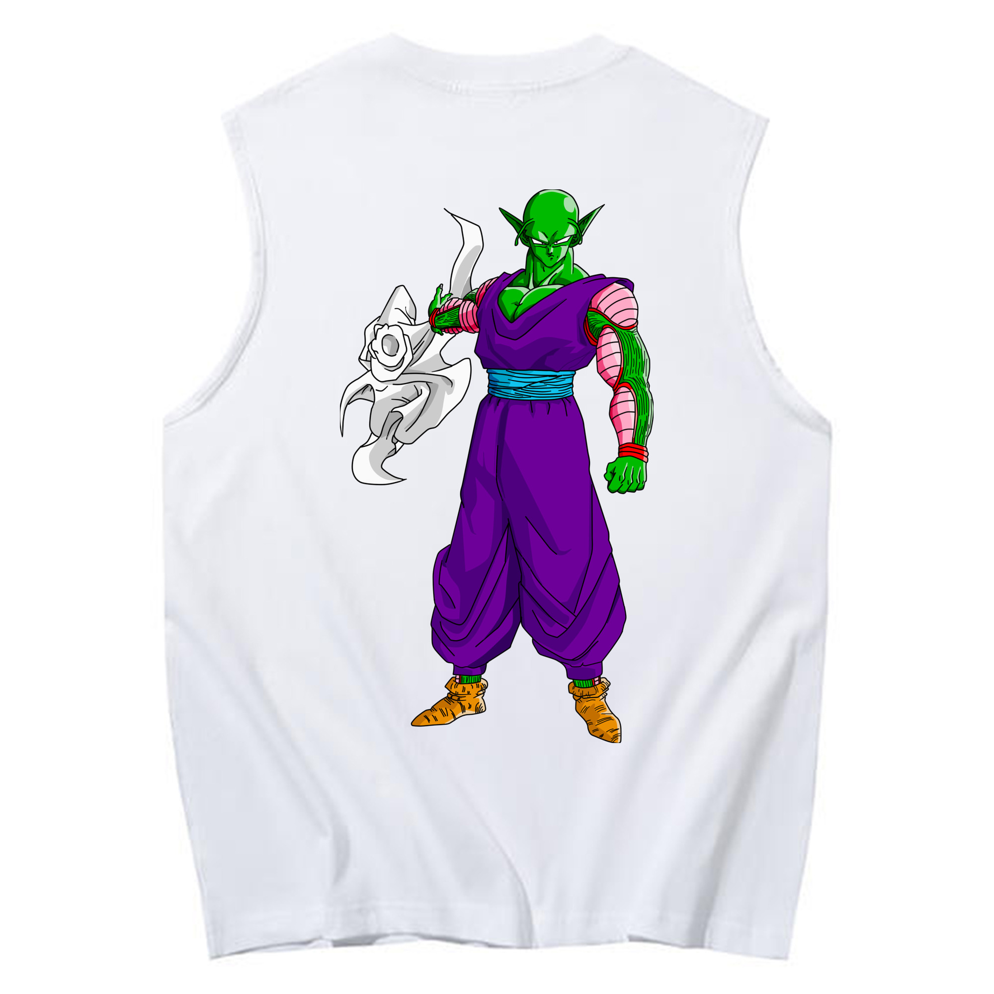 （画像用） ドラゴンボール ピッコロ DRAGON BALL Piccolo コットン100％タンクトップ（背面プリント）