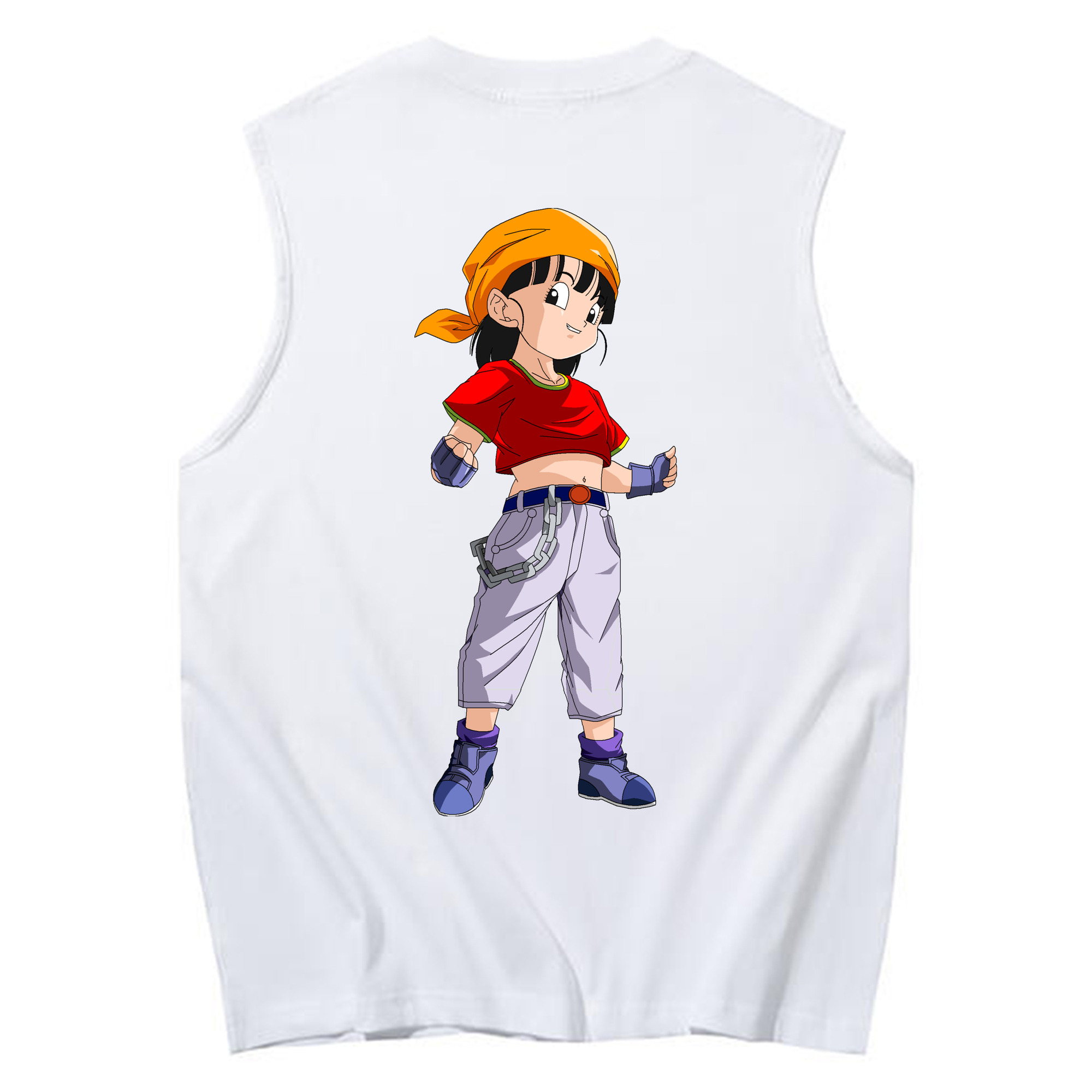 （画像用） ドラゴンボール パン DRAGON BALL Pan コットン100％タンクトップ（背面プリント）