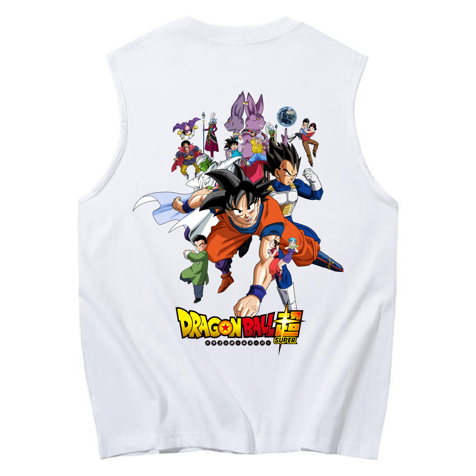 （画像用） ドラゴンボール DRAGON BALL コットン100％タンクトップ（背面プリント）