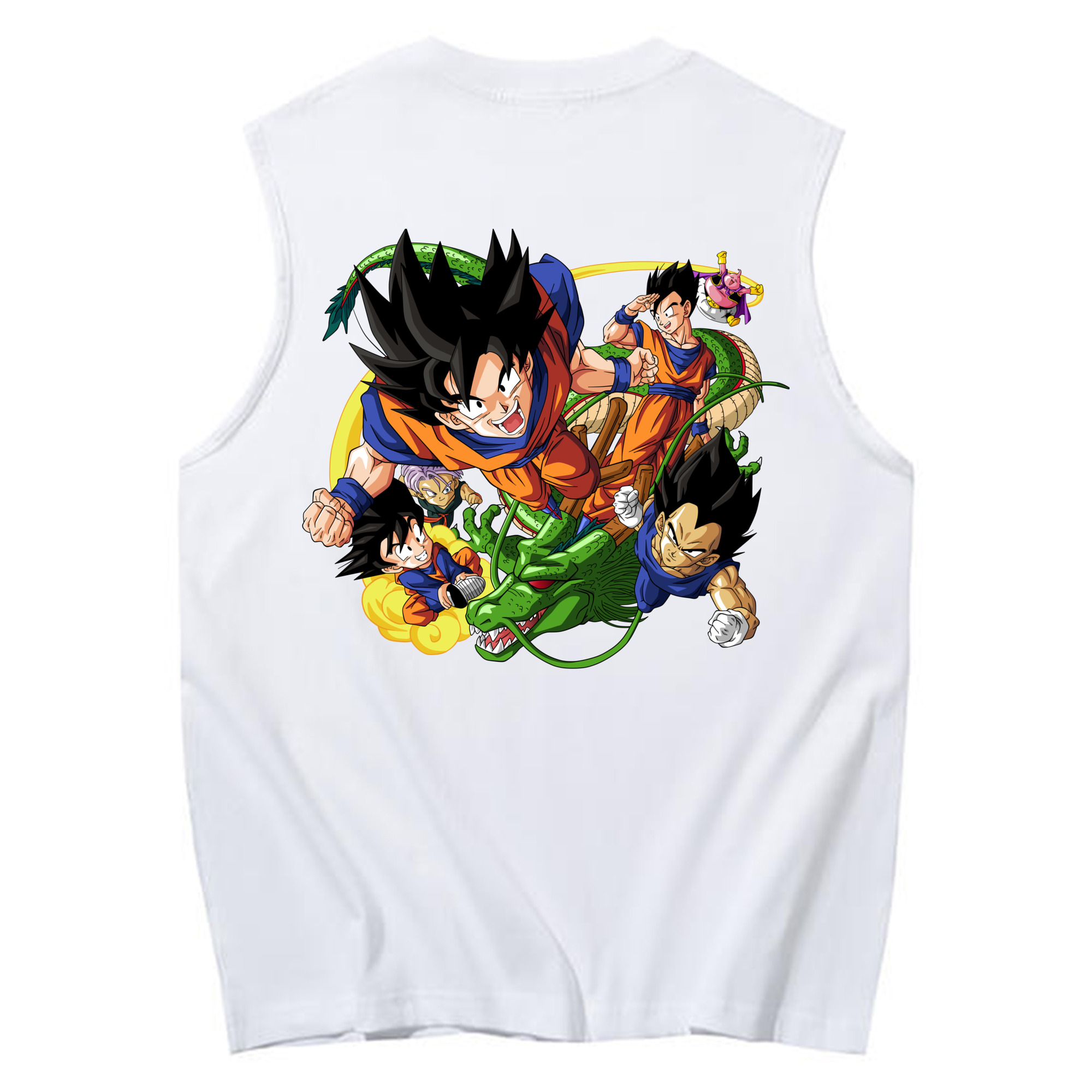 （画像用） ドラゴンボール DRAGON BALL コットン100％タンクトップ（背面プリント）