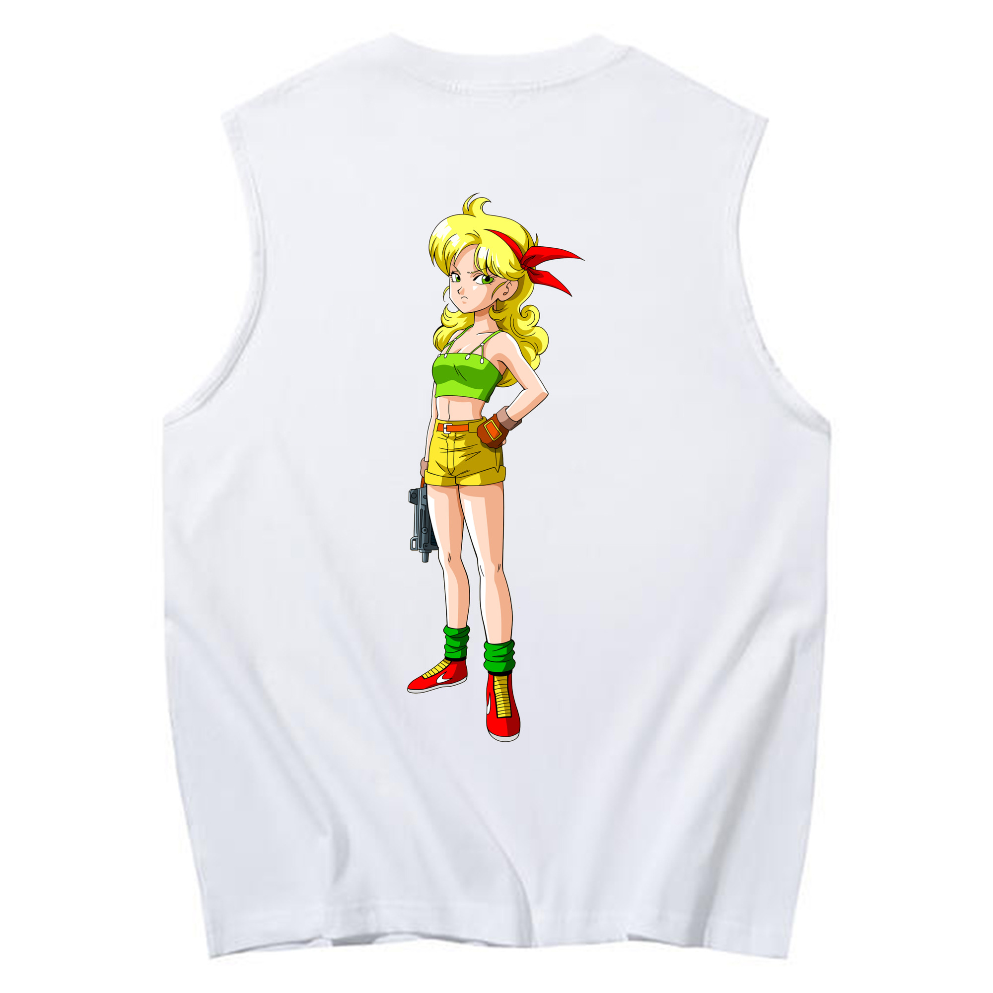 （画像用） ドラゴンボール DRAGON BALL コットン100％タンクトップ（背面プリント）