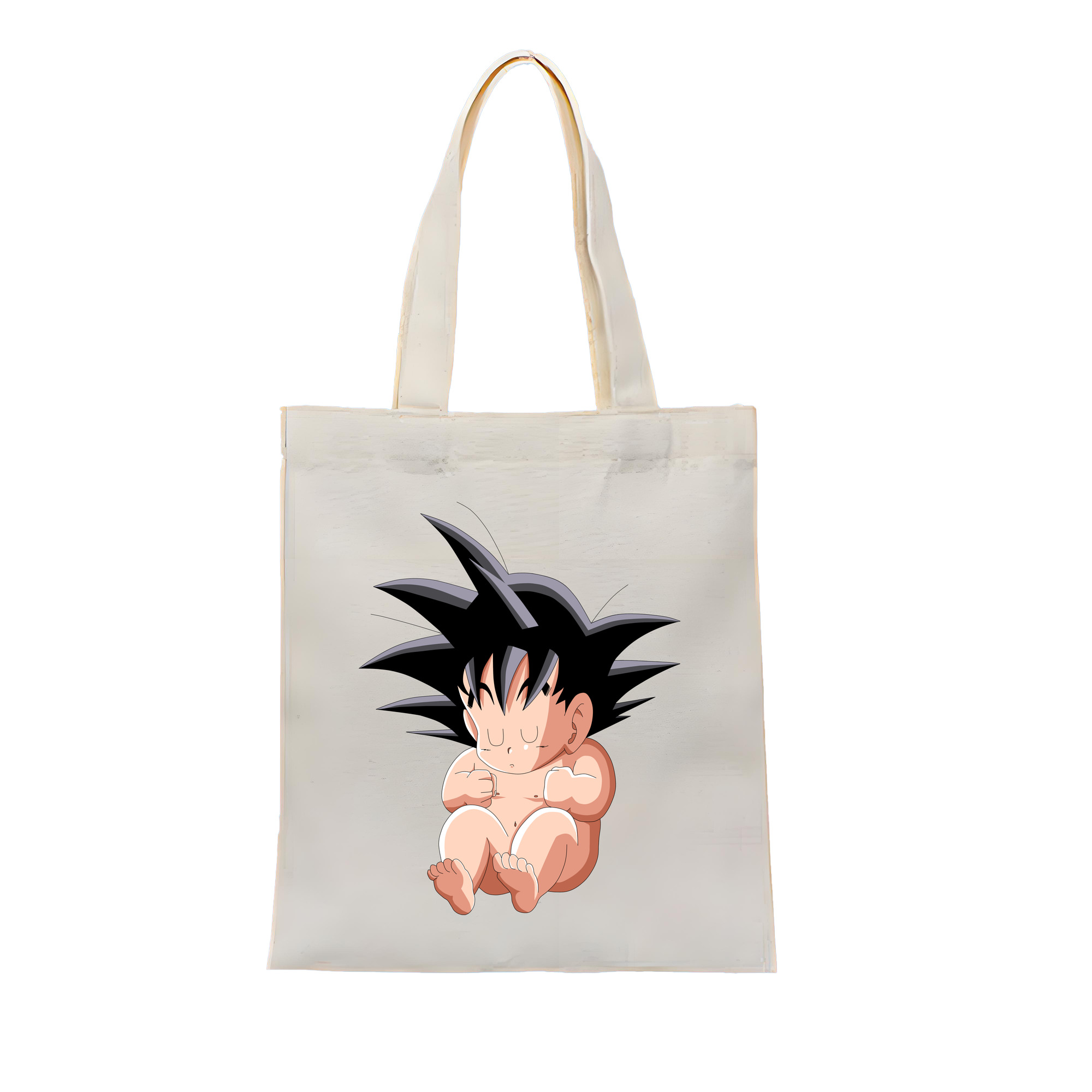 （画像用） ドラゴンボール 孫悟空（そん ごくう）Son Goku カカロット DRAGON BALL Kakarotto 縦型キャンバス生地手提げバッグ　トートバッグ