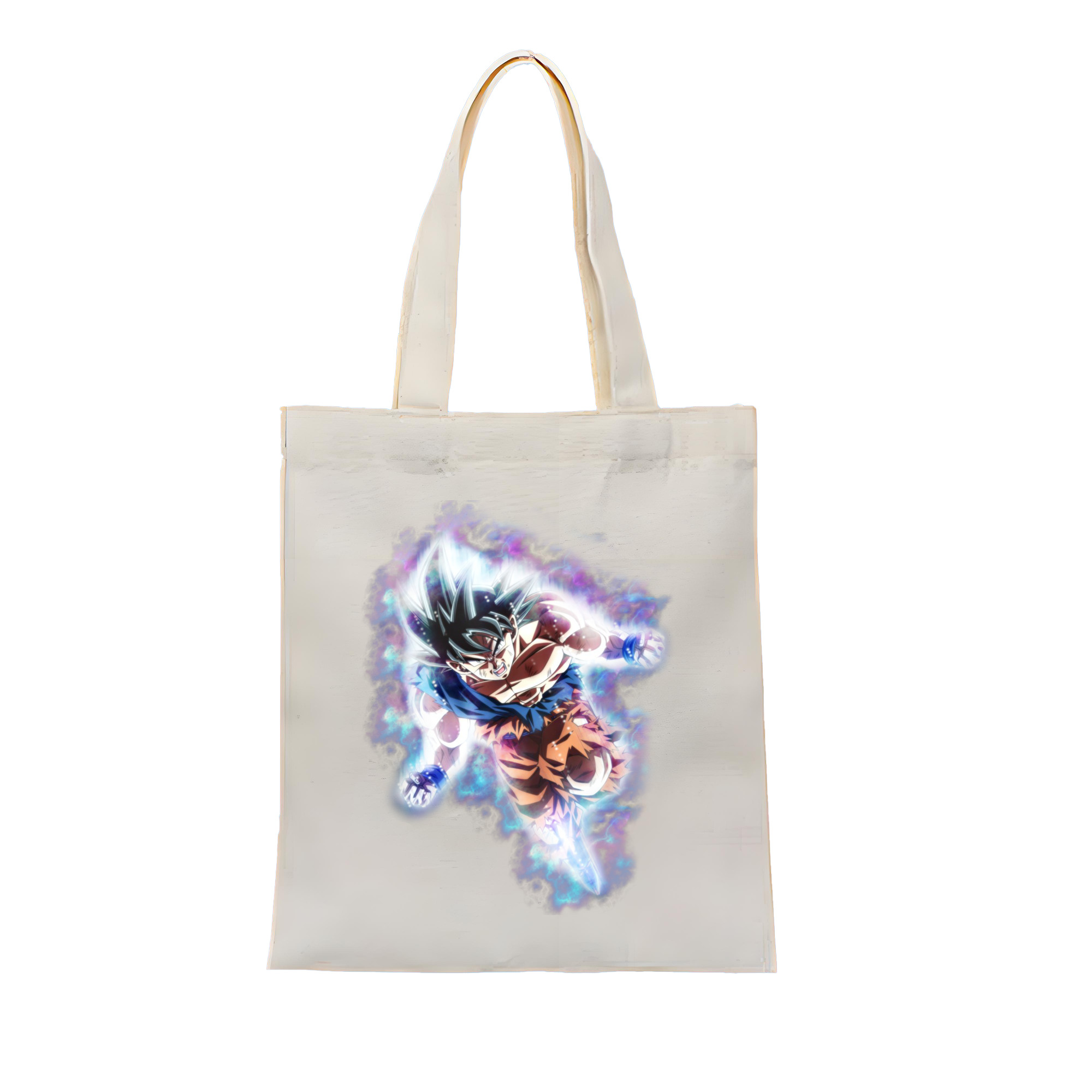 （画像用） ドラゴンボール 孫悟空（そん ごくう）Son Goku カカロット DRAGON BALL Kakarotto 縦型キャンバス生地手提げバッグ　トートバッグ