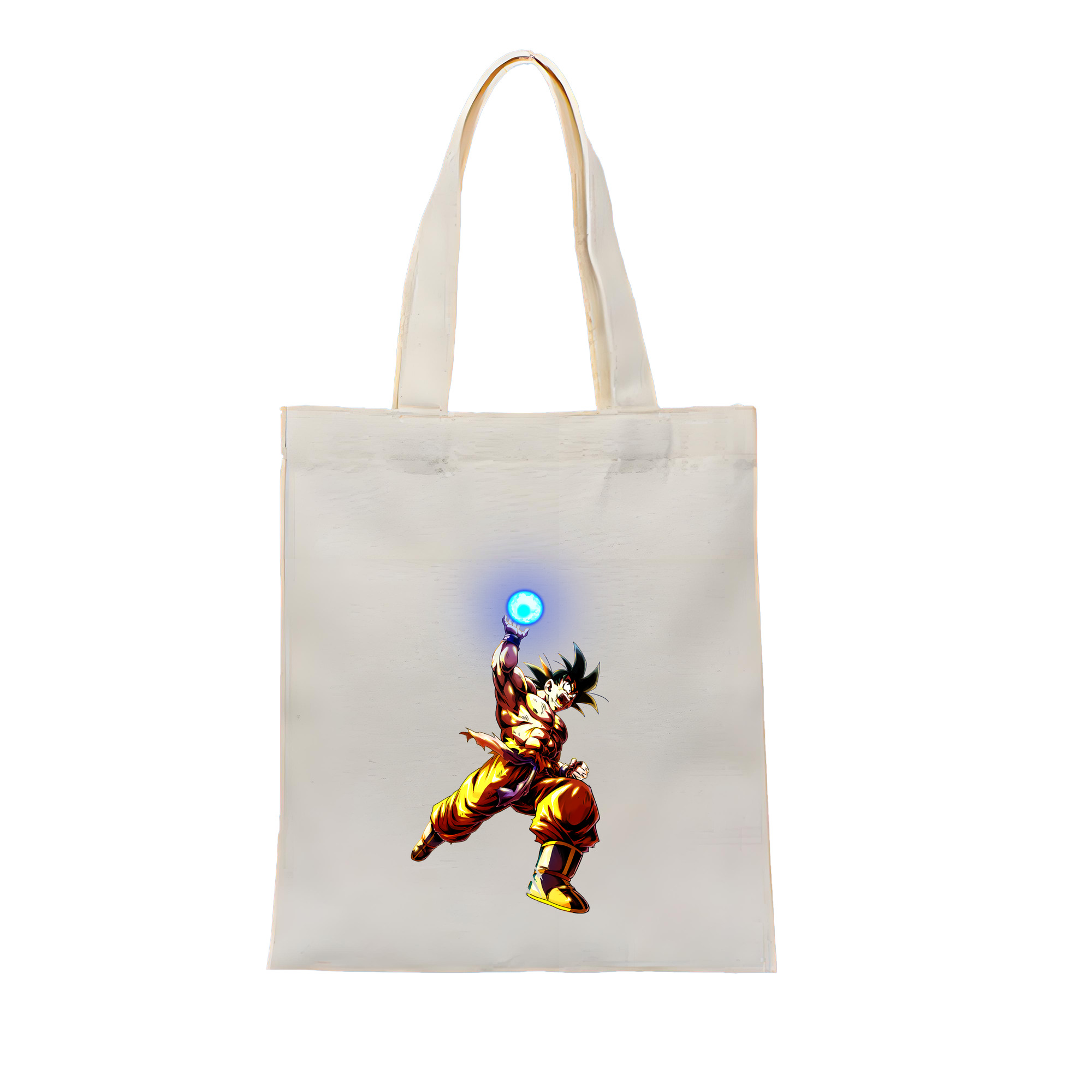 （画像用） ドラゴンボール 孫悟空（そん ごくう）Son Goku カカロット DRAGON BALL Kakarotto 縦型キャンバス生地手提げバッグ　トートバッグ