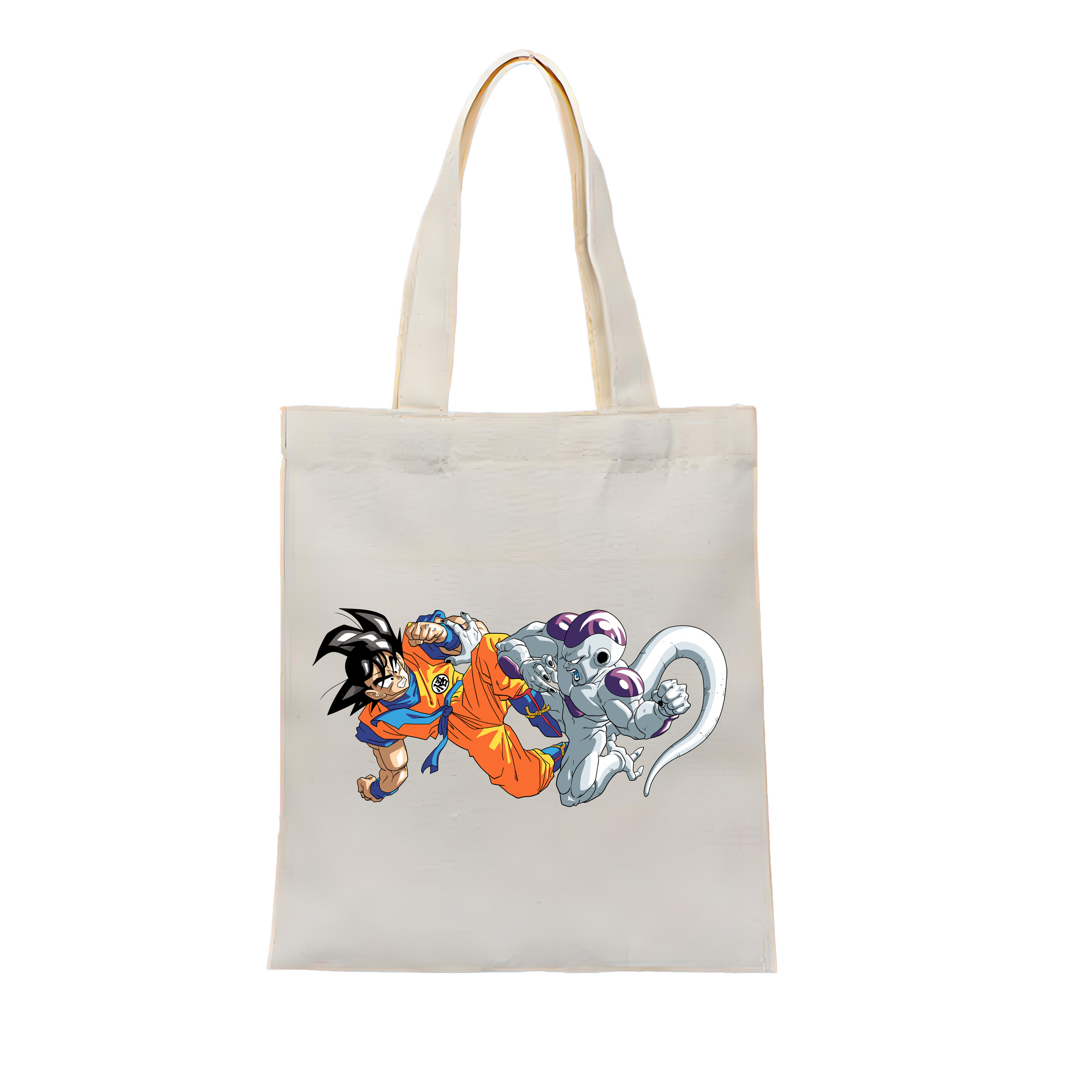 （画像用） ドラゴンボール 孫悟空（そん ごくう）Son Goku カカロット DRAGON BALL Kakarotto 縦型キャンバス生地手提げバッグ　トートバッグ